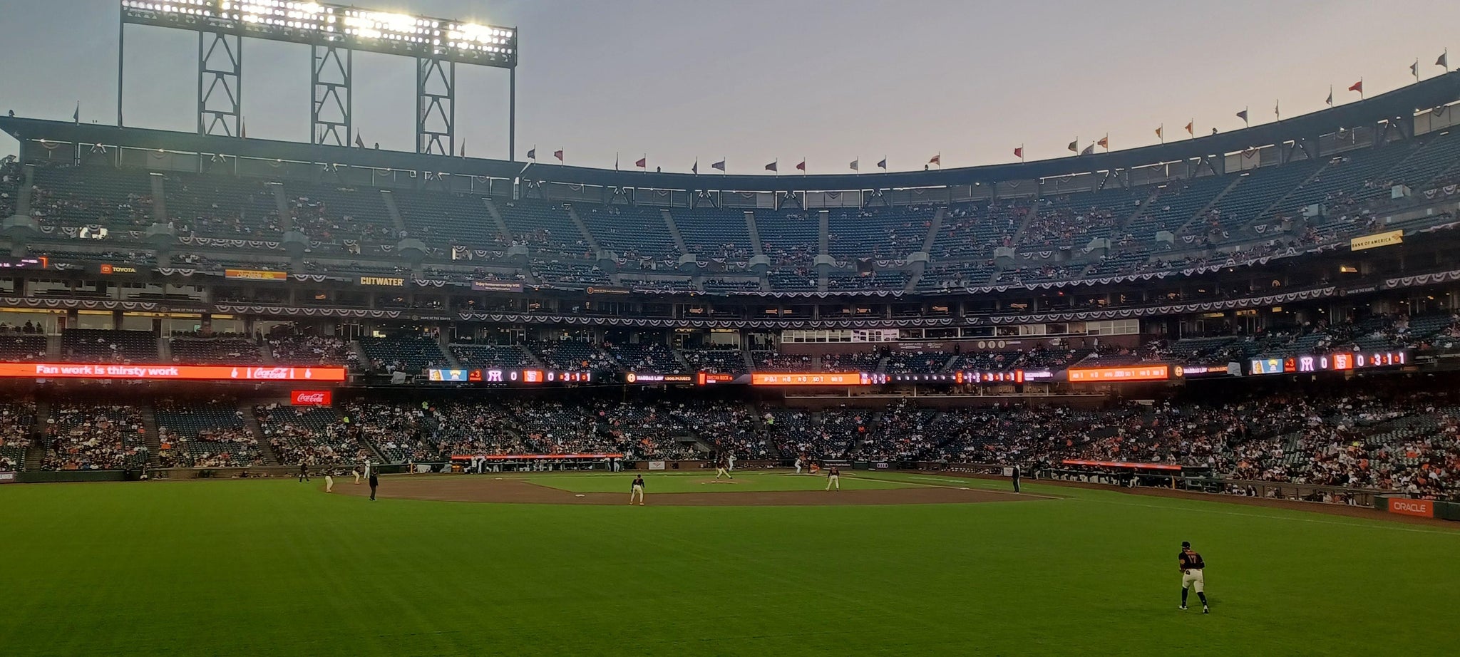 Real Fan View taken from Bleachers 139 at Oracle Park by G ramon S