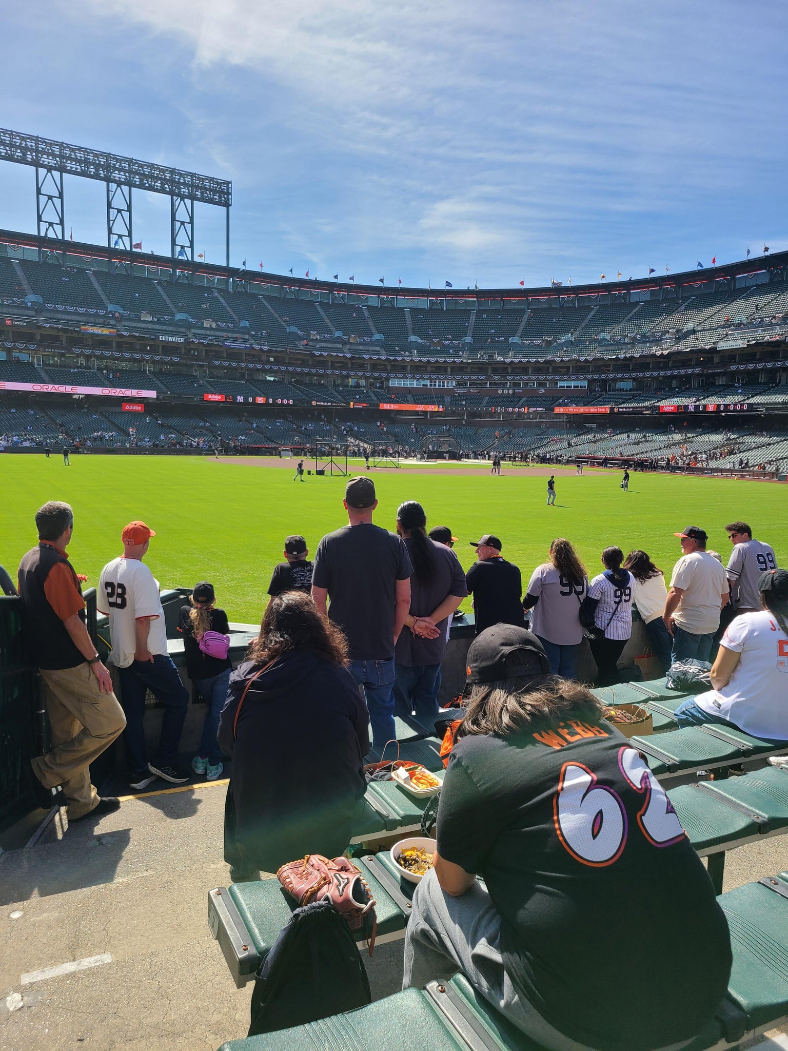 Real Fan View taken from Bleachers 141 at Oracle Park by Ismael R