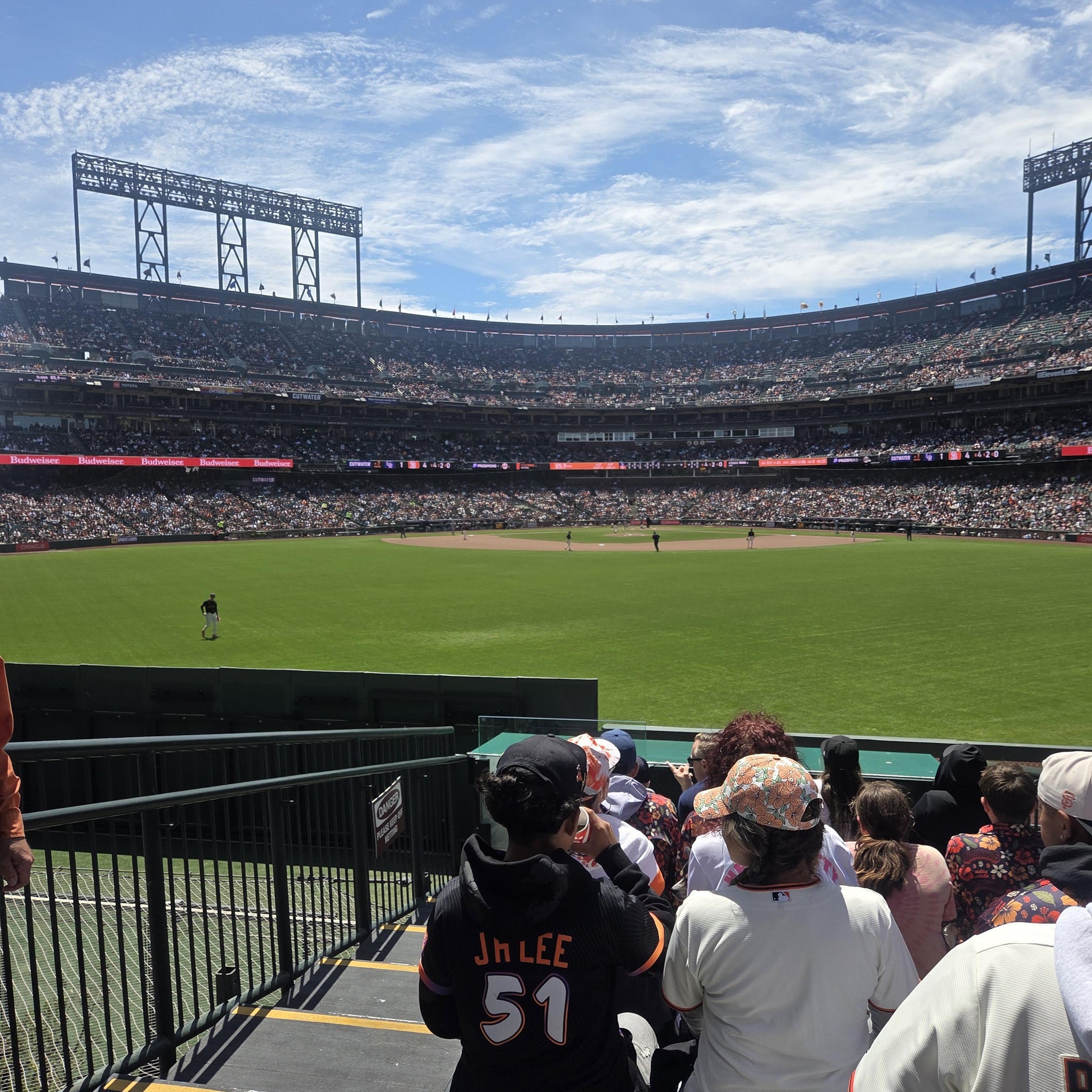 Real Fan View taken from Bleachers 142 at Oracle Park by Frances C