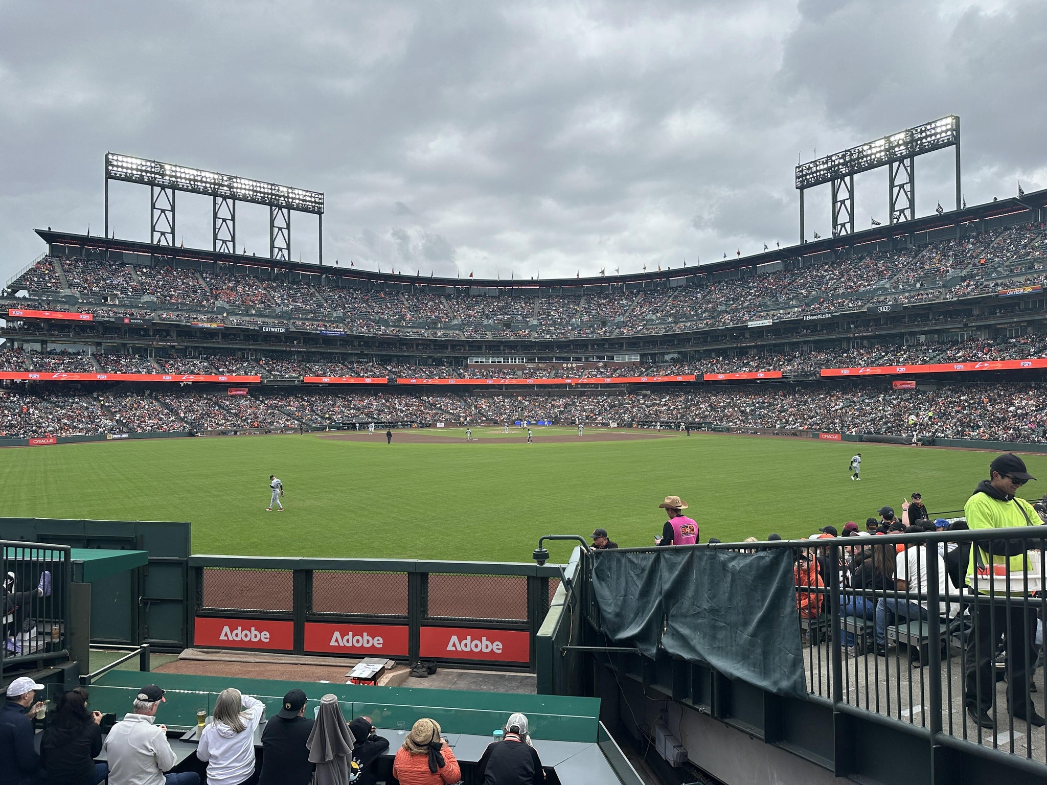 Real Fan View taken from Bleachers 142 at Oracle Park by Anonymous User