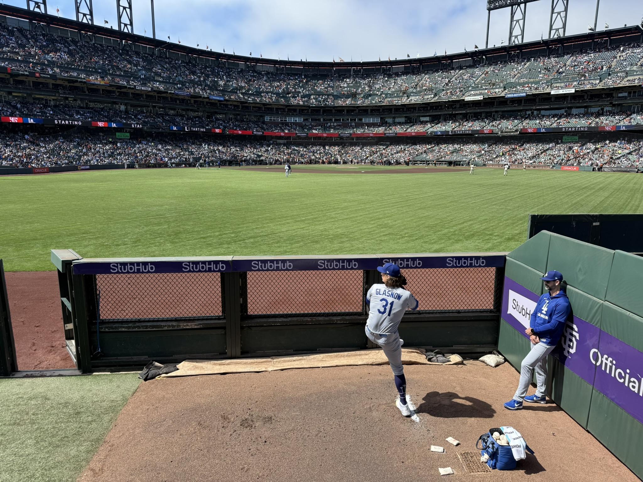 Real Fan View taken from Bleachers 143 at Oracle Park by Bobbie L