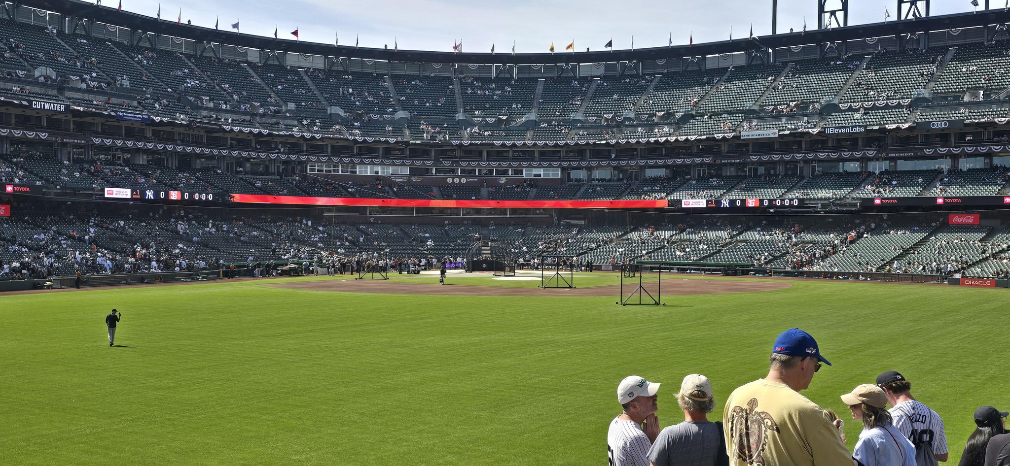 Real Fan View taken from Bleachers 144 at Oracle Park by Peter P