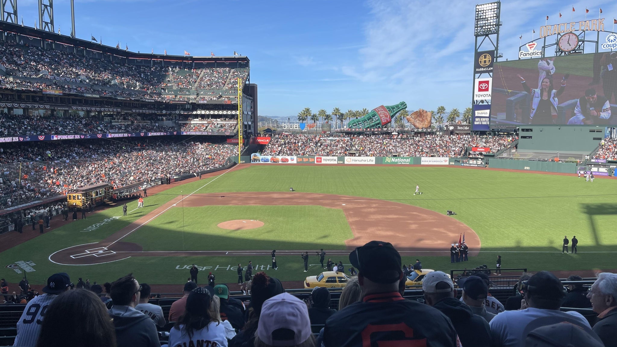 Real Fan View taken from Club Level 209 at Oracle Park by Adam K