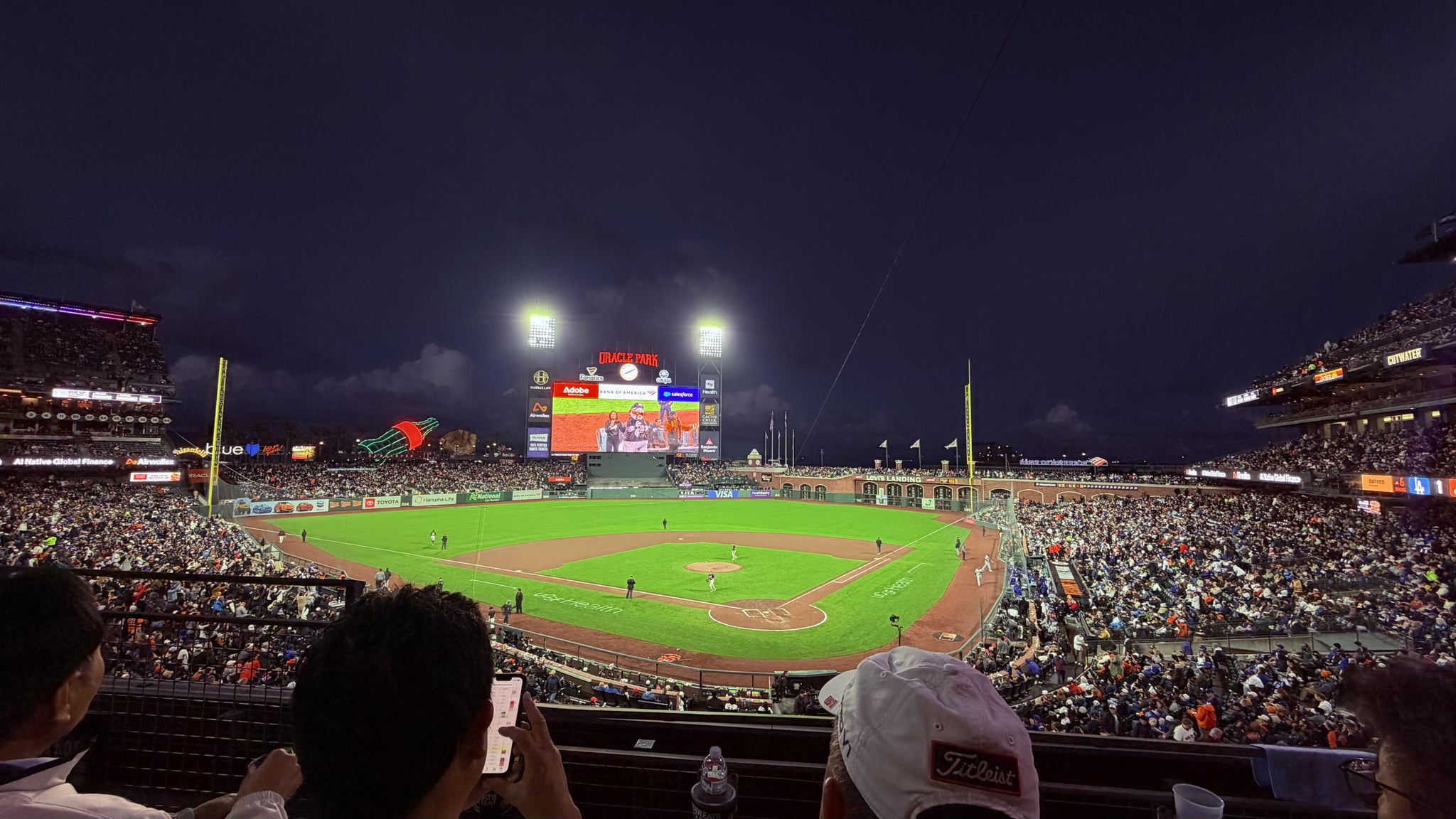 Real Fan View taken from Club Level 217 at Oracle Park by Joshua A