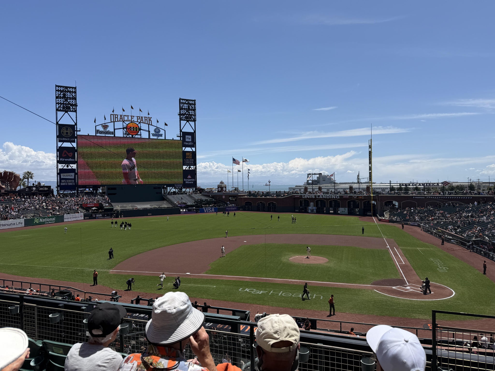Real Fan View taken from Club Level 221 at Oracle Park by Thomas M