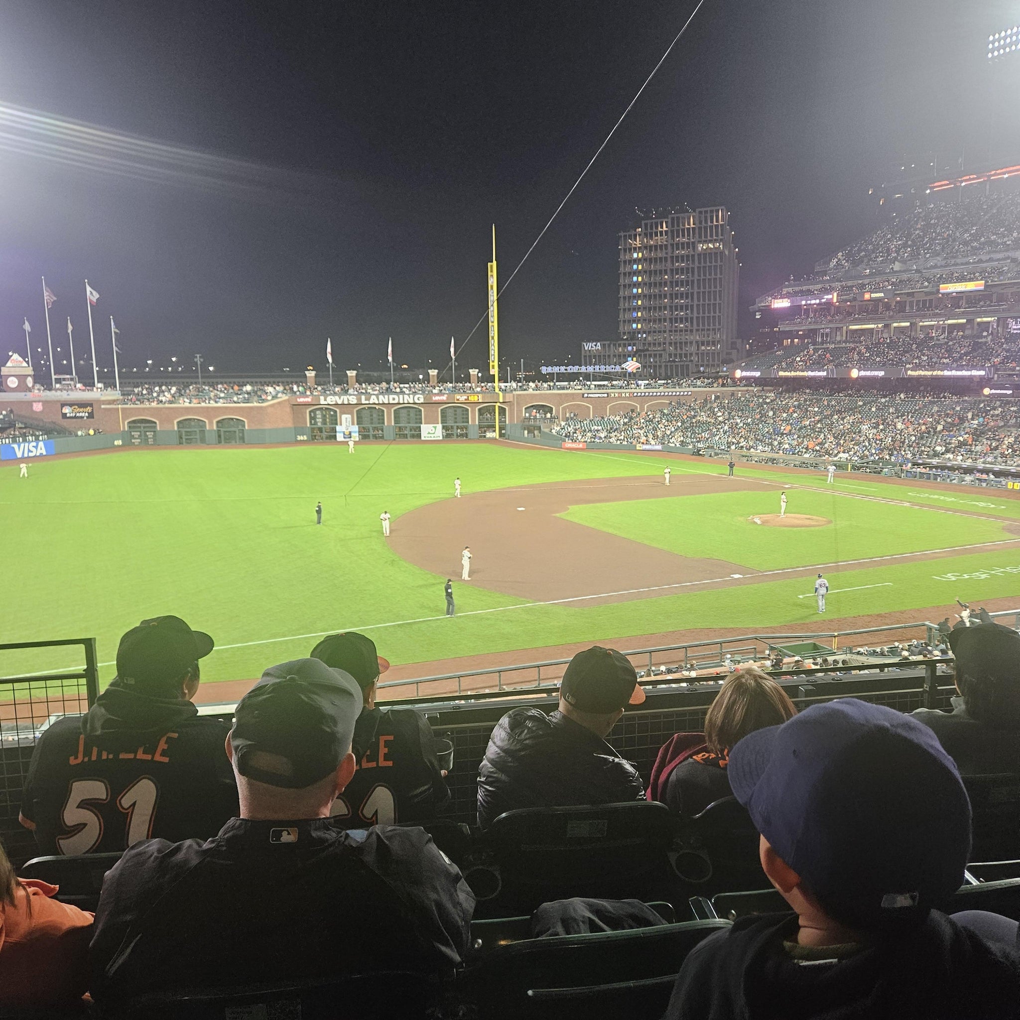 Real Fan View taken from Club Level 226 at Oracle Park by Bobbie W