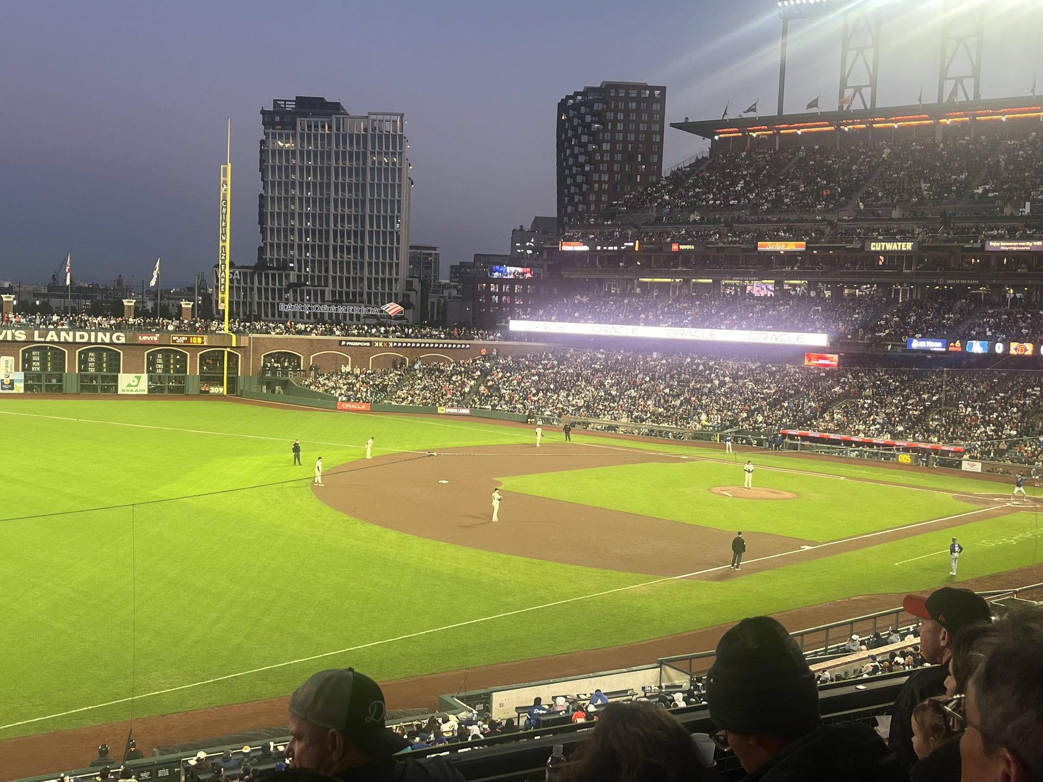 Real Fan View taken from Club Level 229 at Oracle Park by Mary kate P