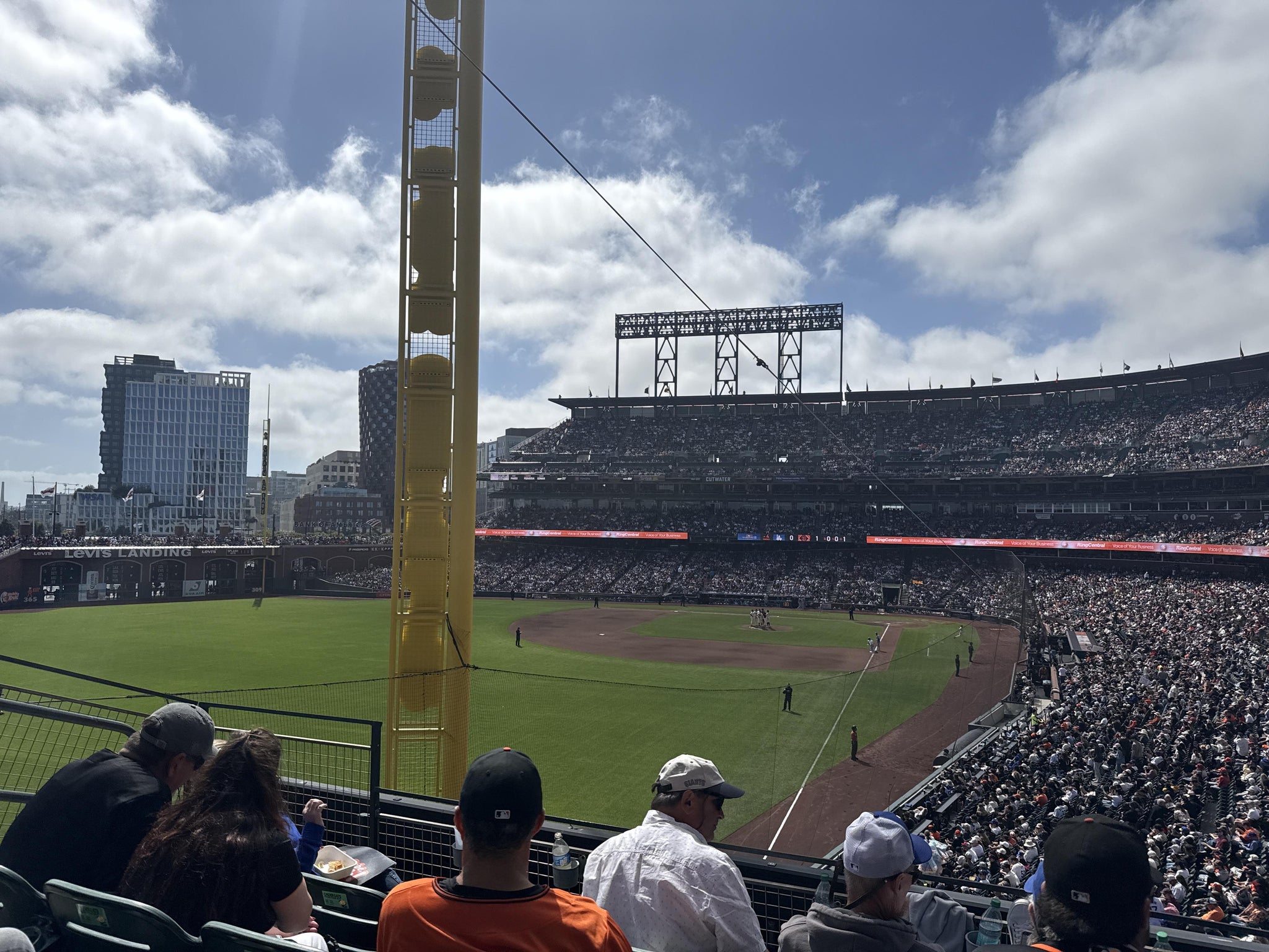 Real Fan View taken from Club Level 234 at Oracle Park by Emmett M