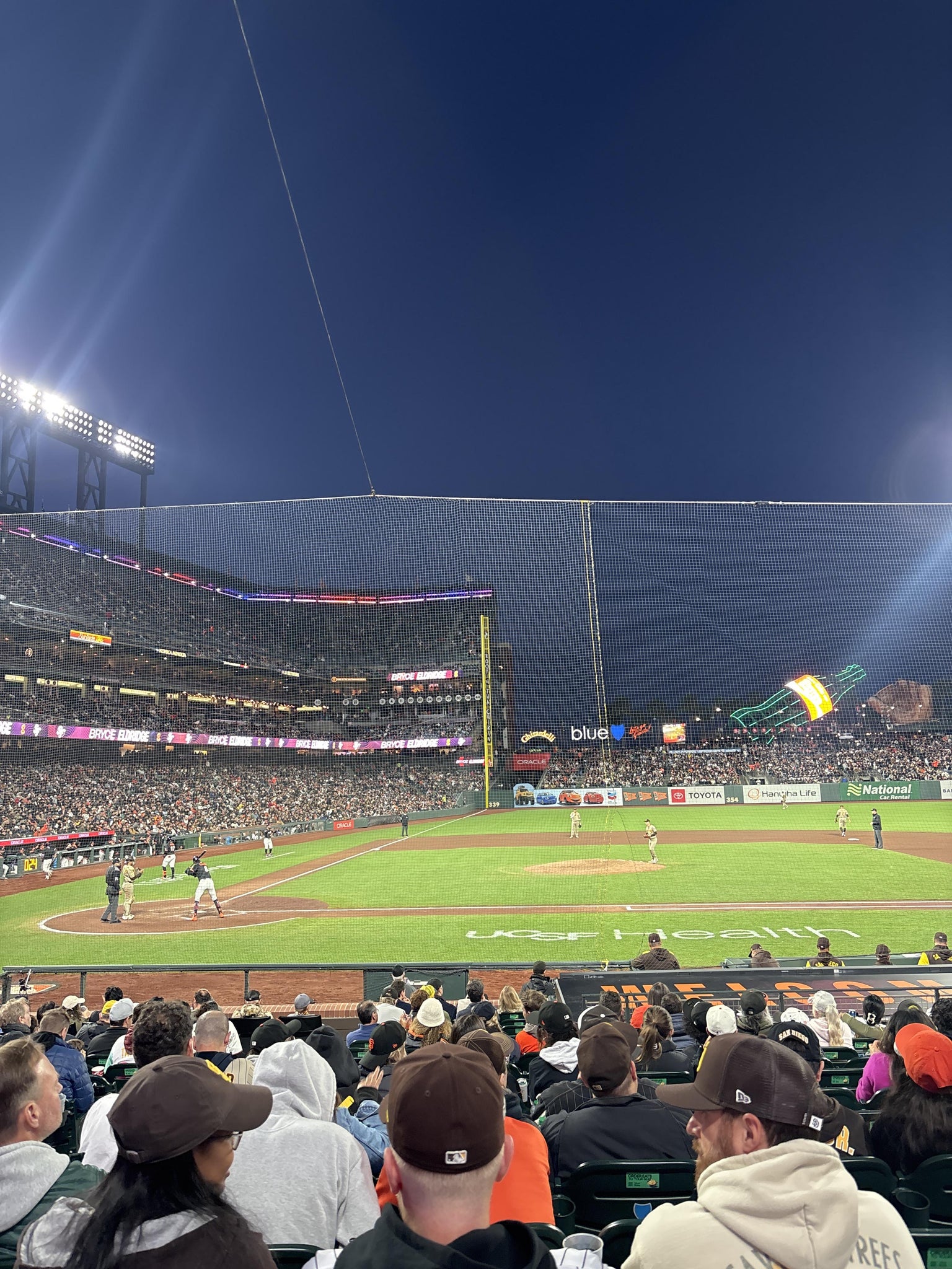 Real Fan View taken from Field Club 109 at Oracle Park by Anonymous User
