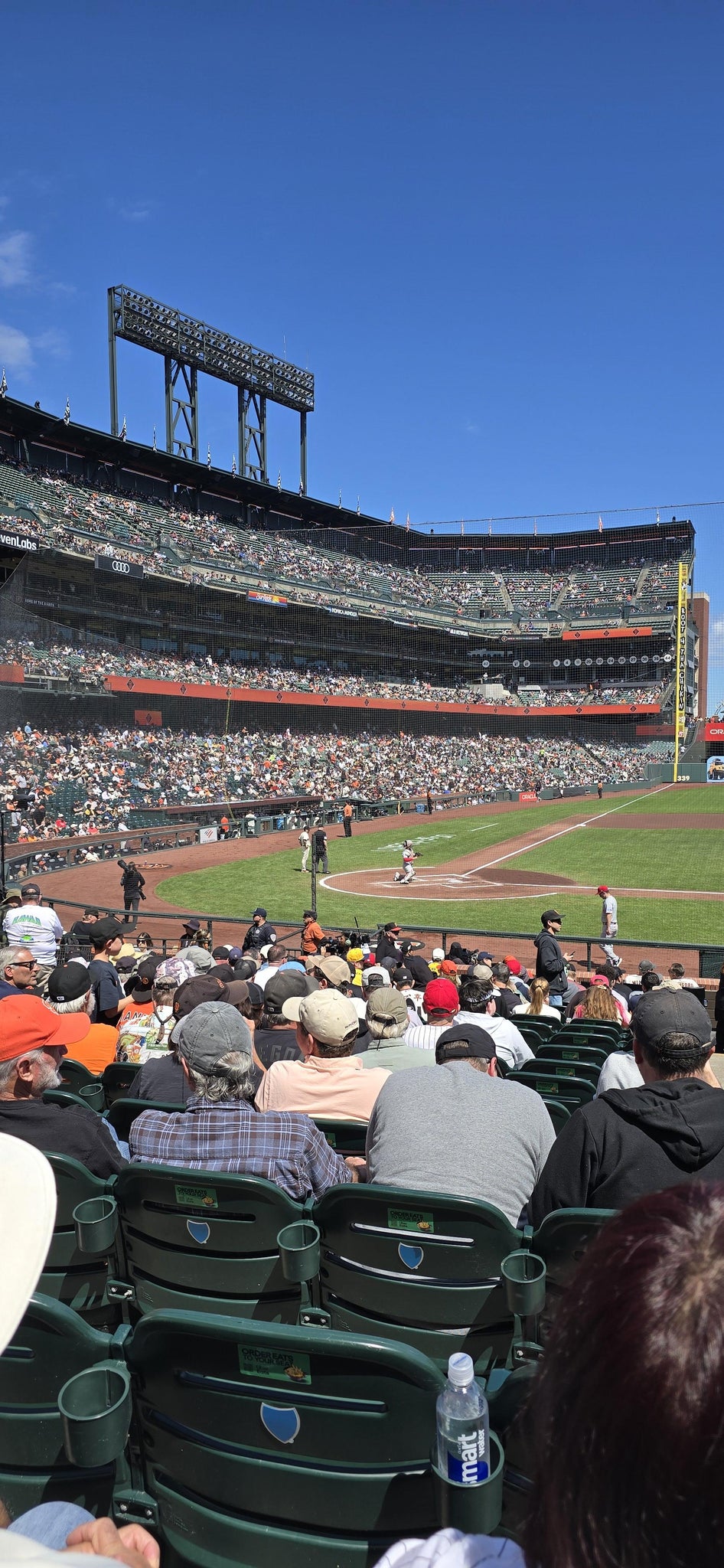 Real Fan View taken from Field Club 110 at Oracle Park by Antonio V