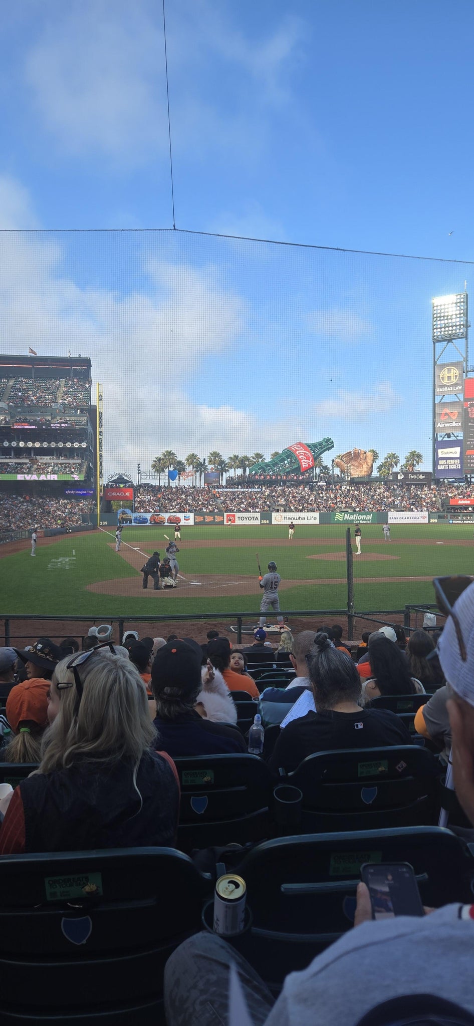 Real Fan View taken from Field Club 112 at Oracle Park by Jeffrey M
