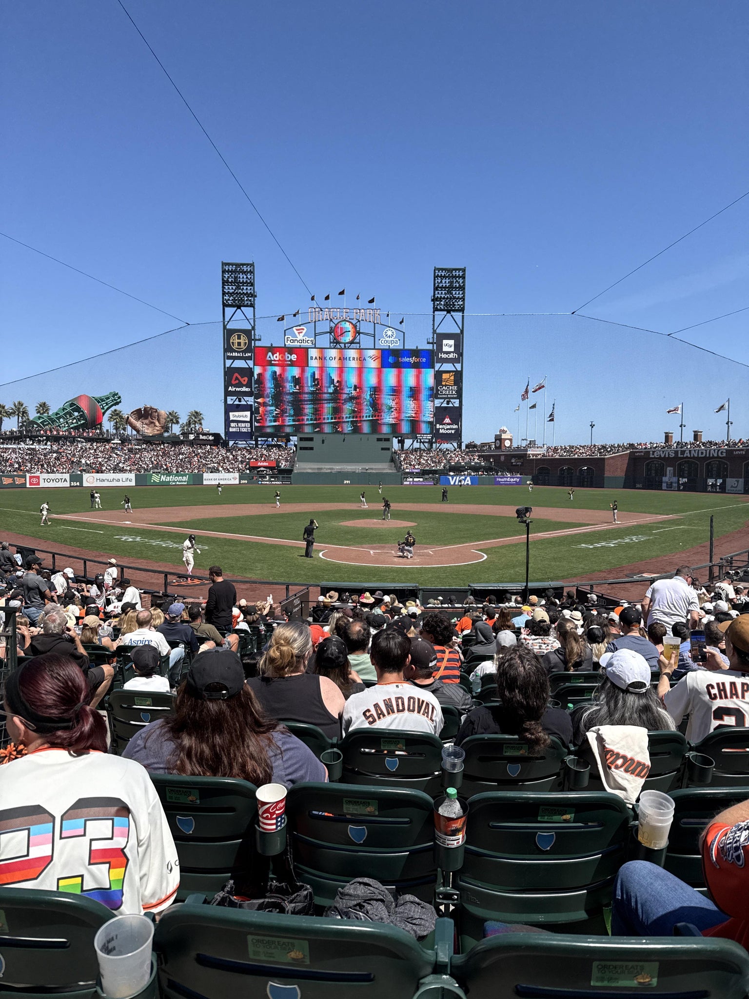 Real Fan View taken from Field Club 115 at Oracle Park by John S