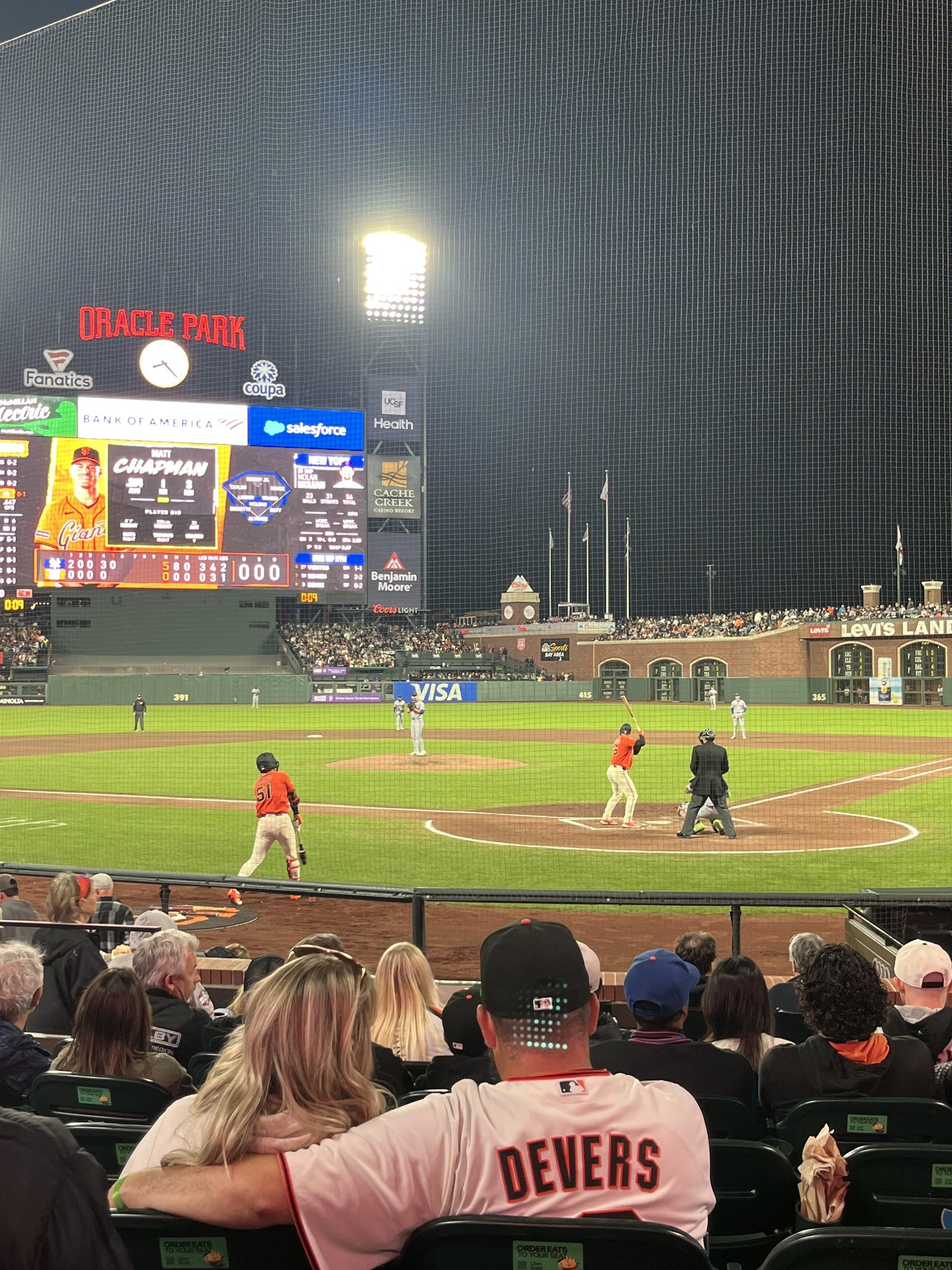 Real Fan View taken from Field Club 117 at Oracle Park by Anonymous User