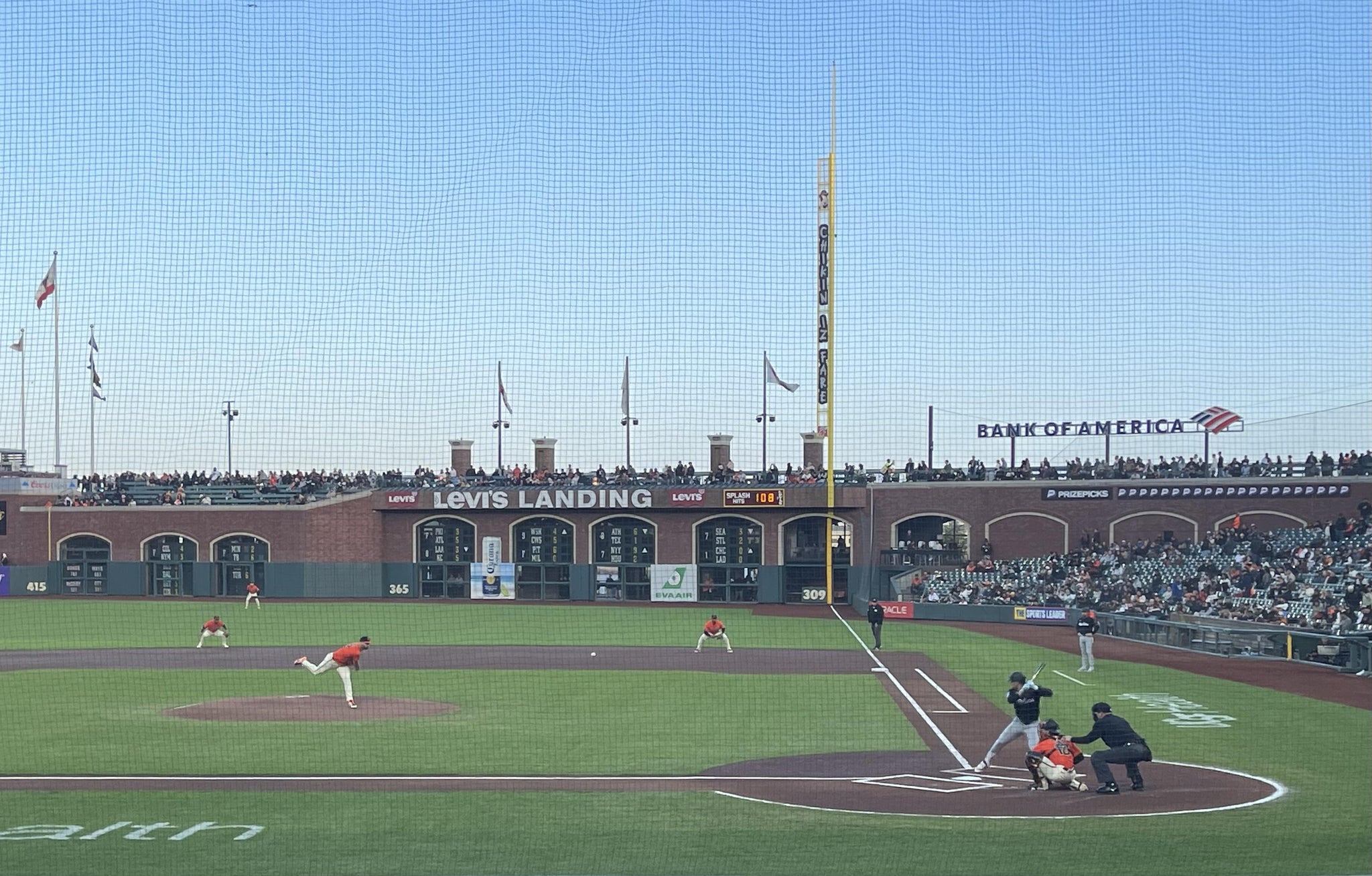 Real Fan View taken from Field Club 121 at Oracle Park by Peter T
