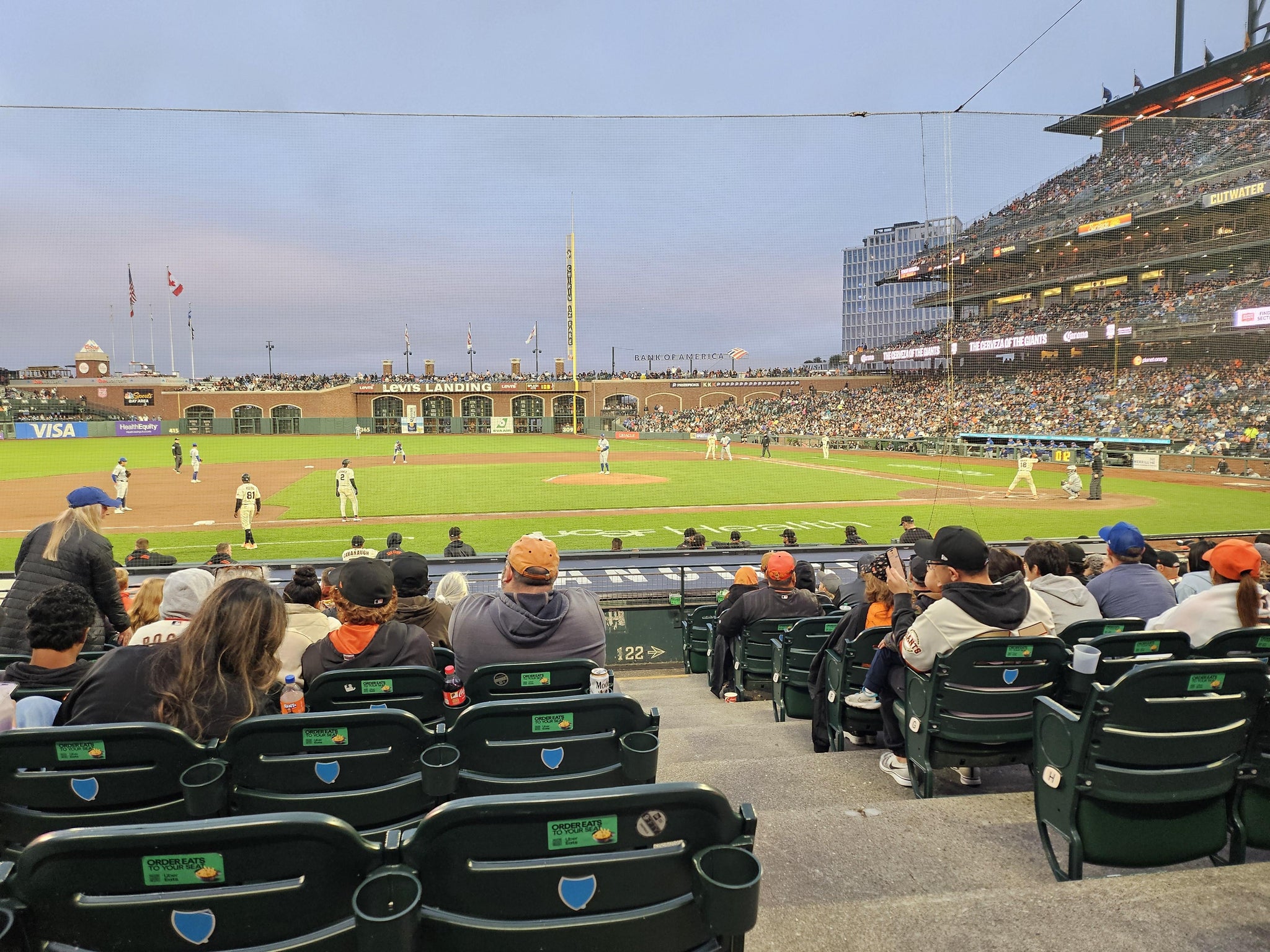 Real Fan View taken from Field Club 123 at Oracle Park by Anonymous User