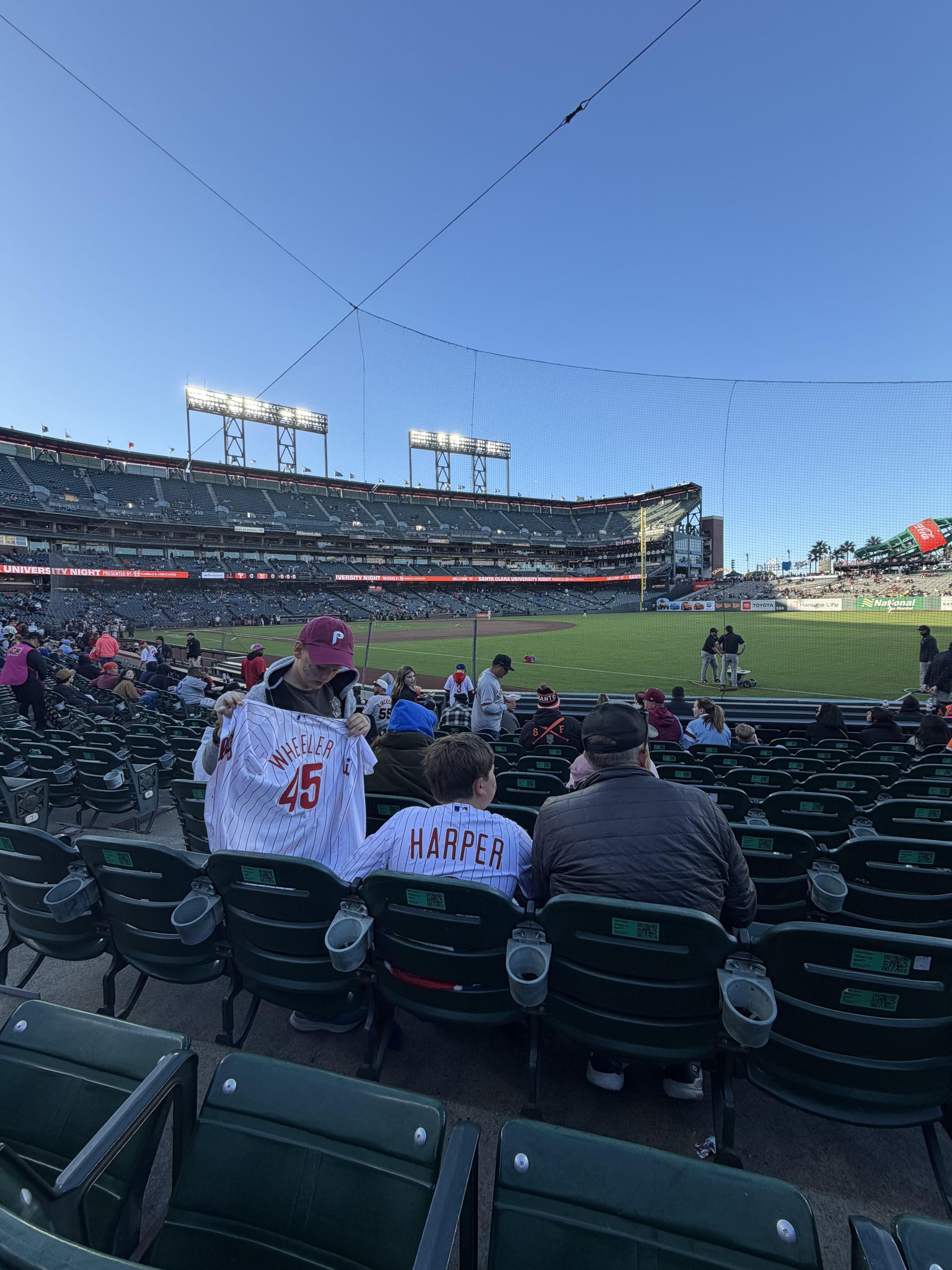 Real Fan View taken from Lower Box 102 at Oracle Park by Ruben C
