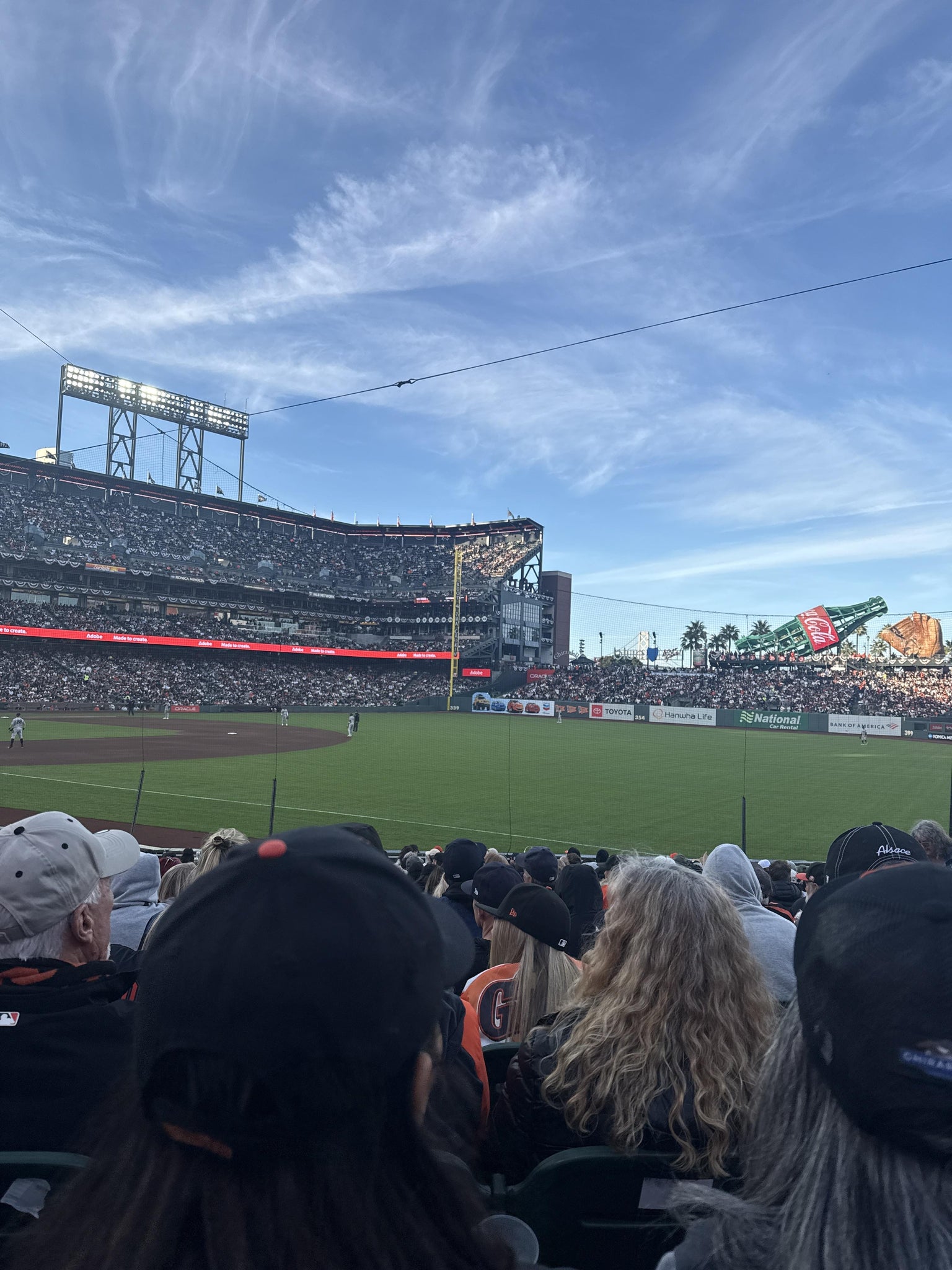Real Fan View taken from Lower Box 102 at Oracle Park by Anonymous User