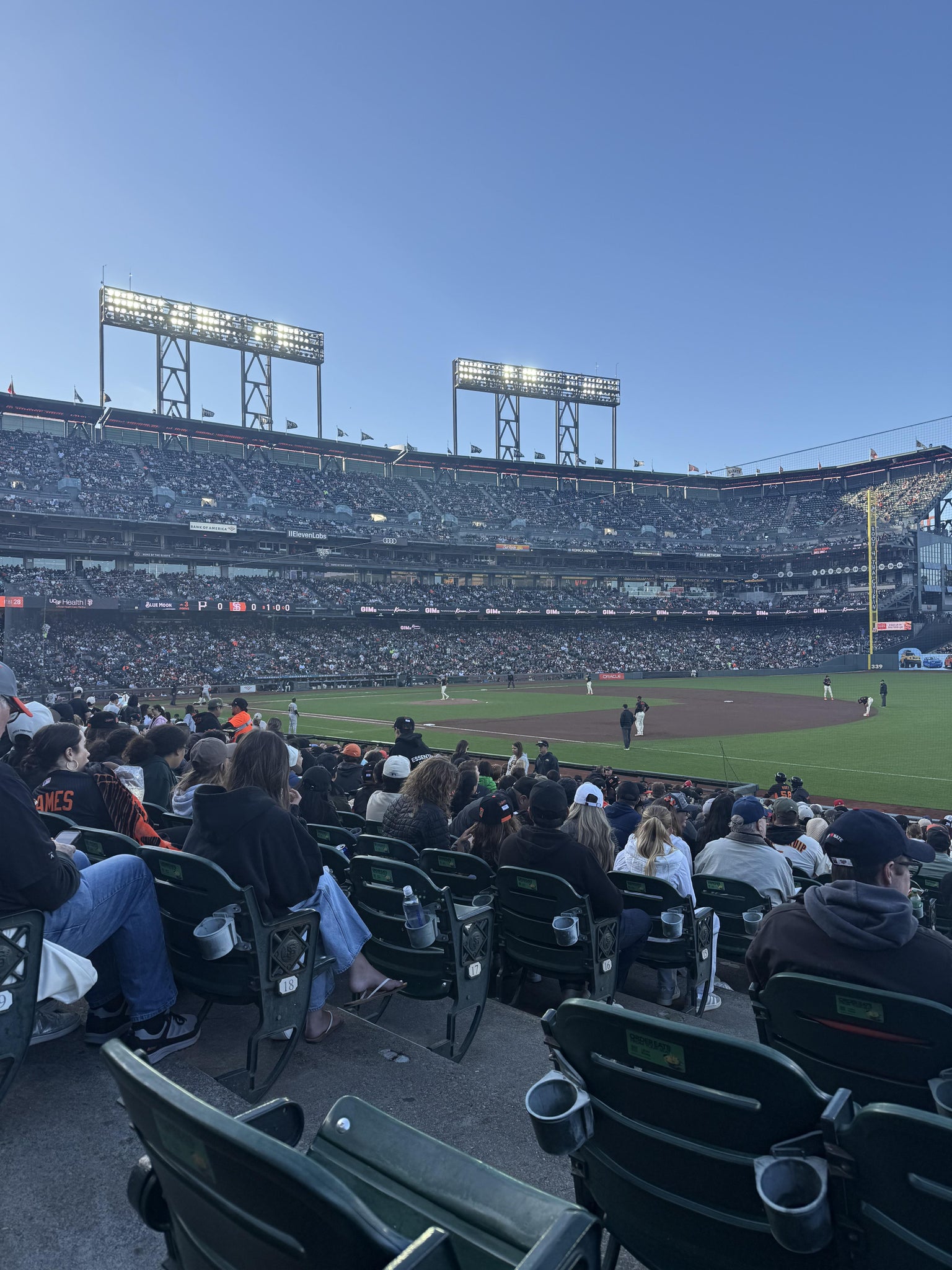 Real Fan View taken from Lower Box 103 at Oracle Park by Nick B
