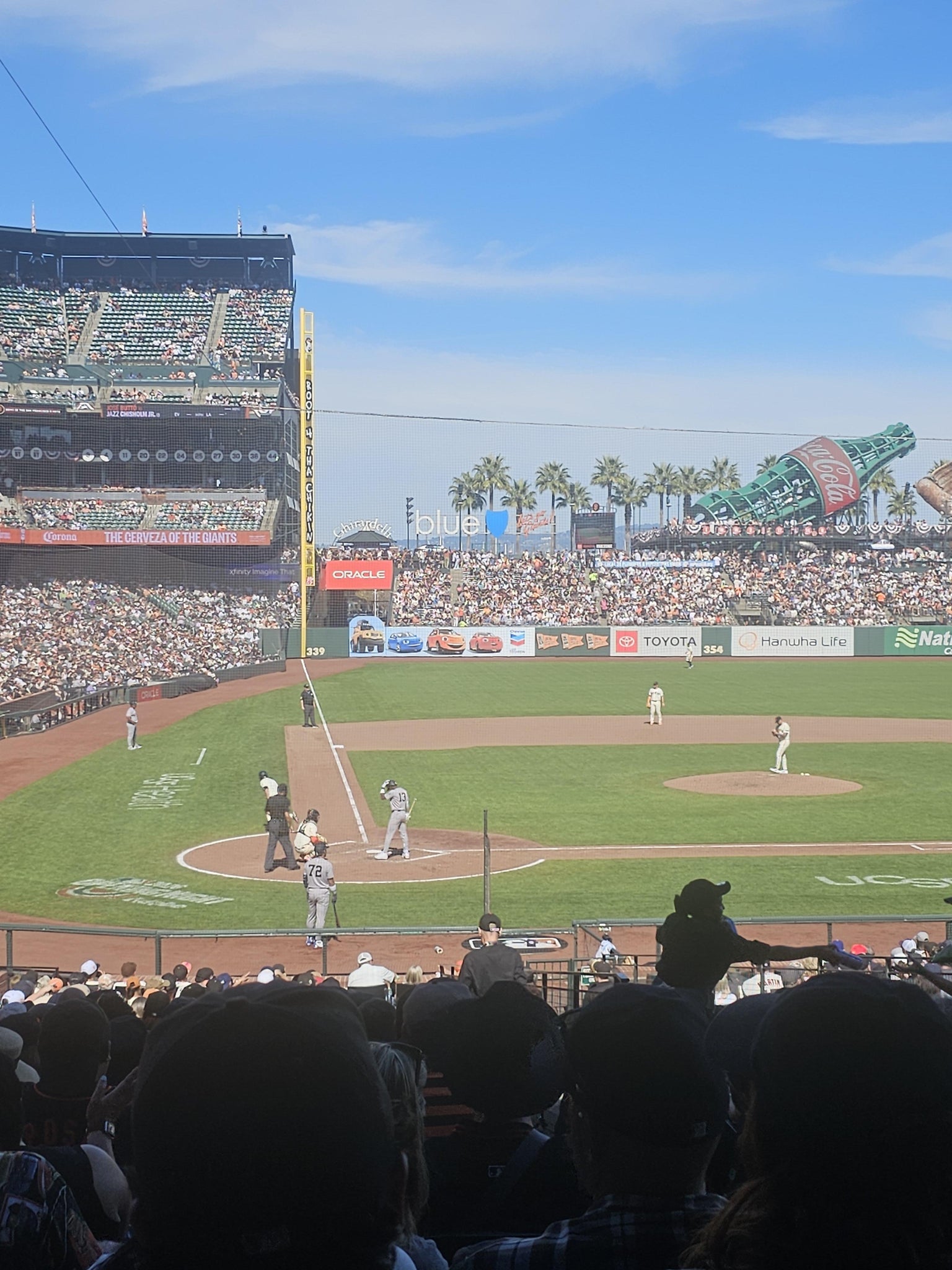 Real Fan View taken from Lower Box 112 at Oracle Park by Anonymous User