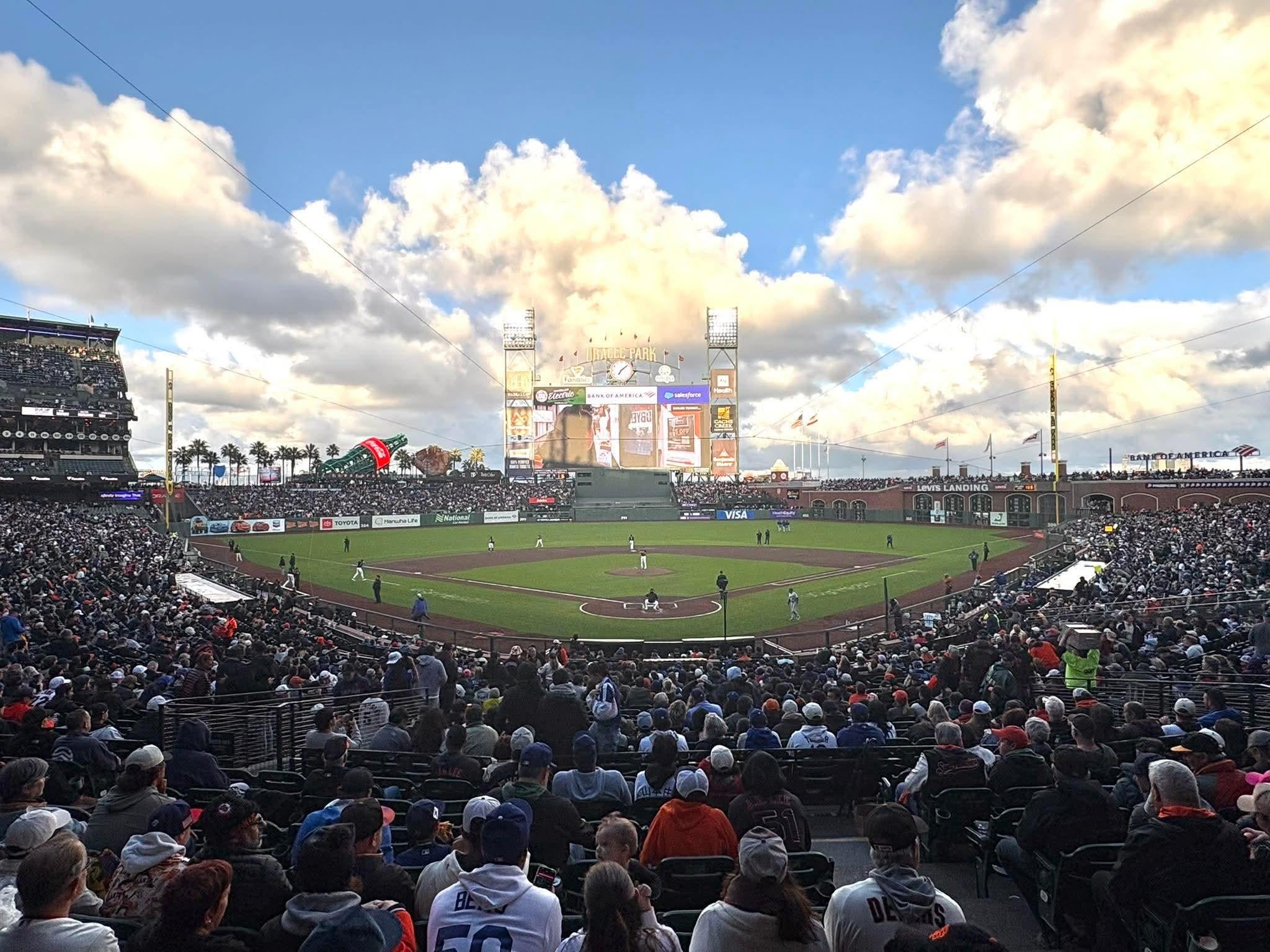 Real Fan View taken from Lower Box 116 at Oracle Park by John P