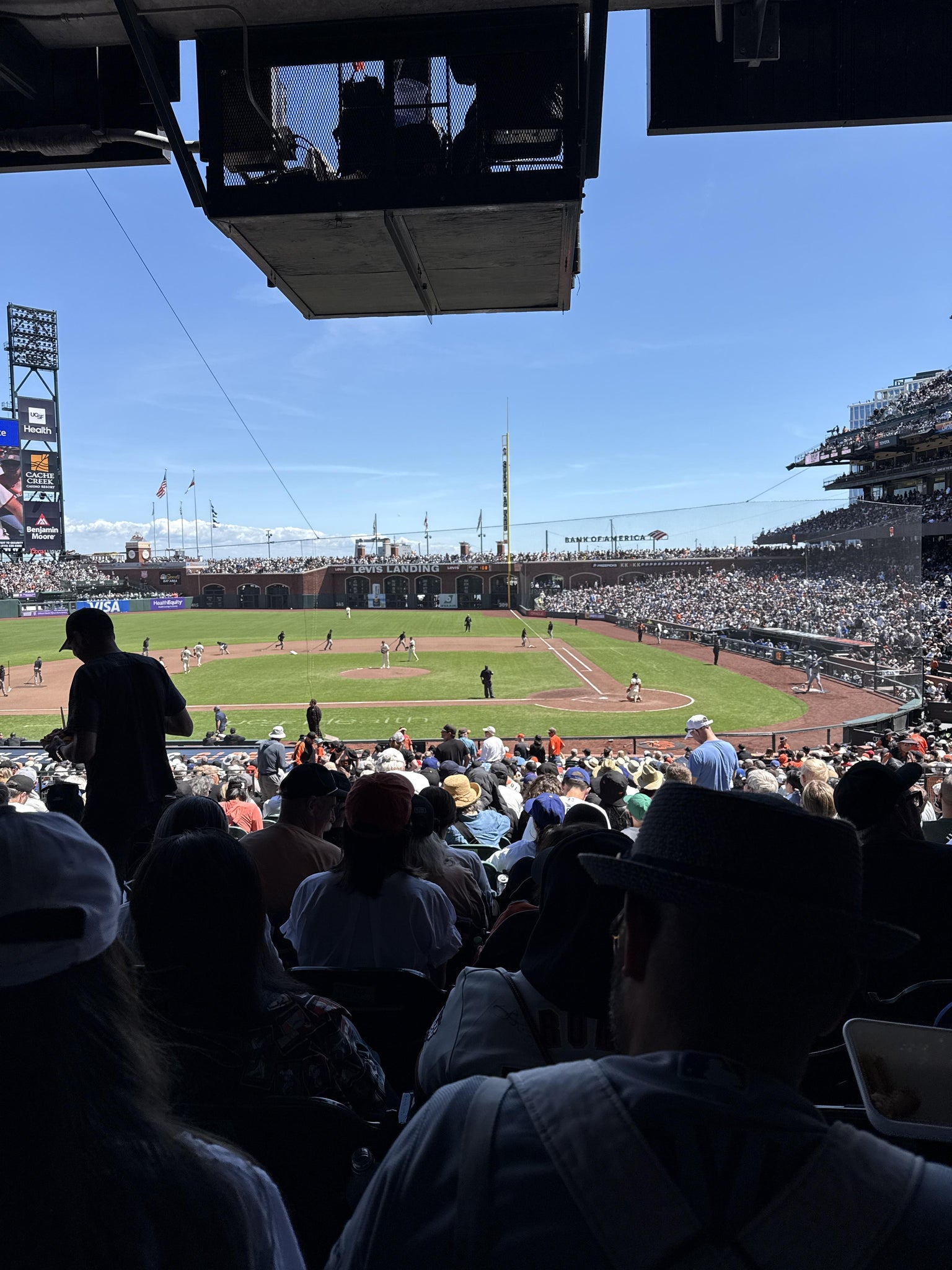 Real Fan View taken from Lower Box 121 at Oracle Park by Laumanu B
