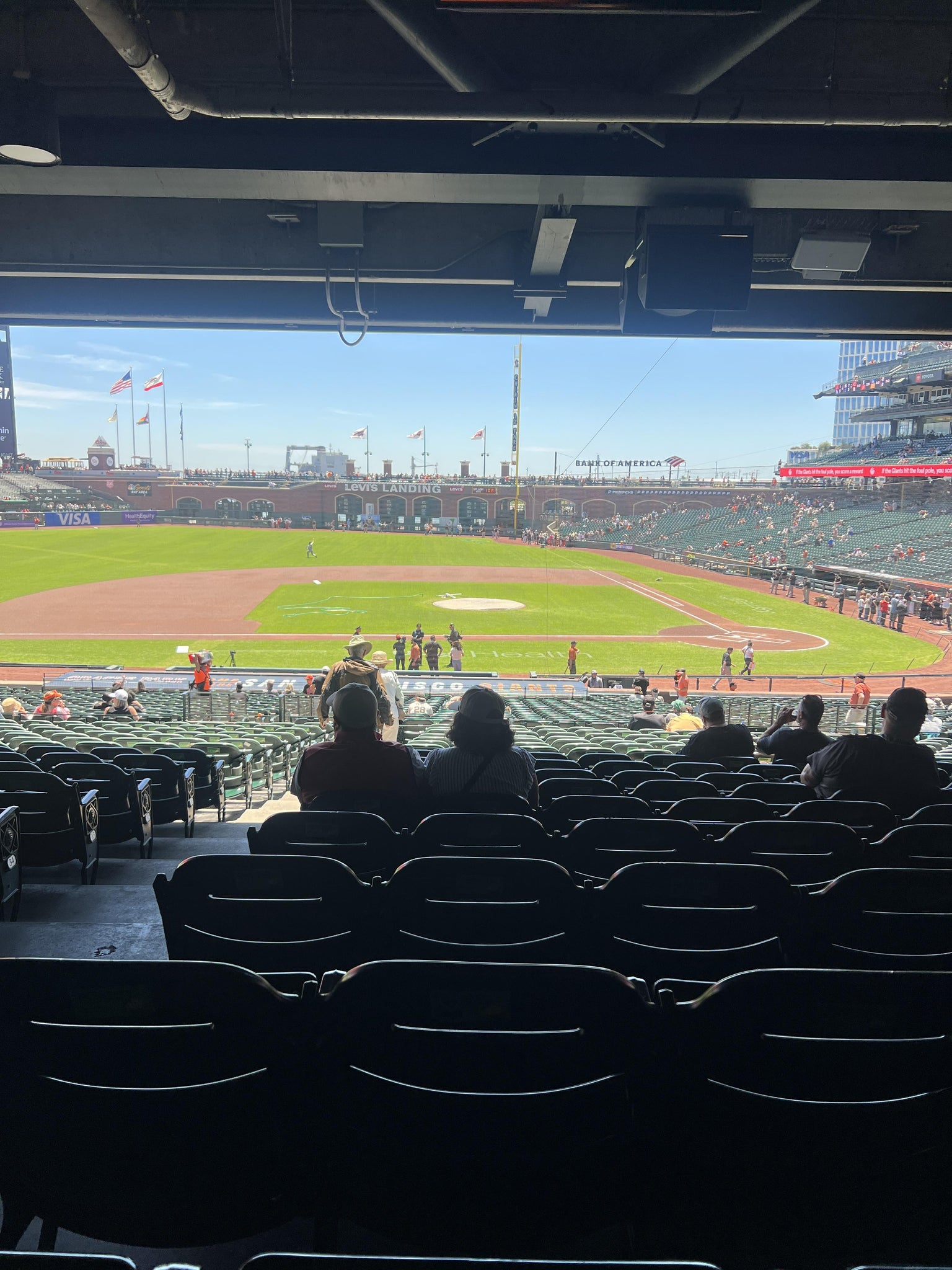 Real Fan View taken from Lower Box 122 at Oracle Park by John M