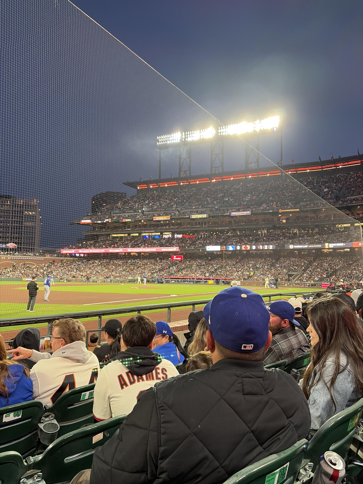 Real Fan View taken from Lower Box 127 at Oracle Park by Adalberto manuel V
