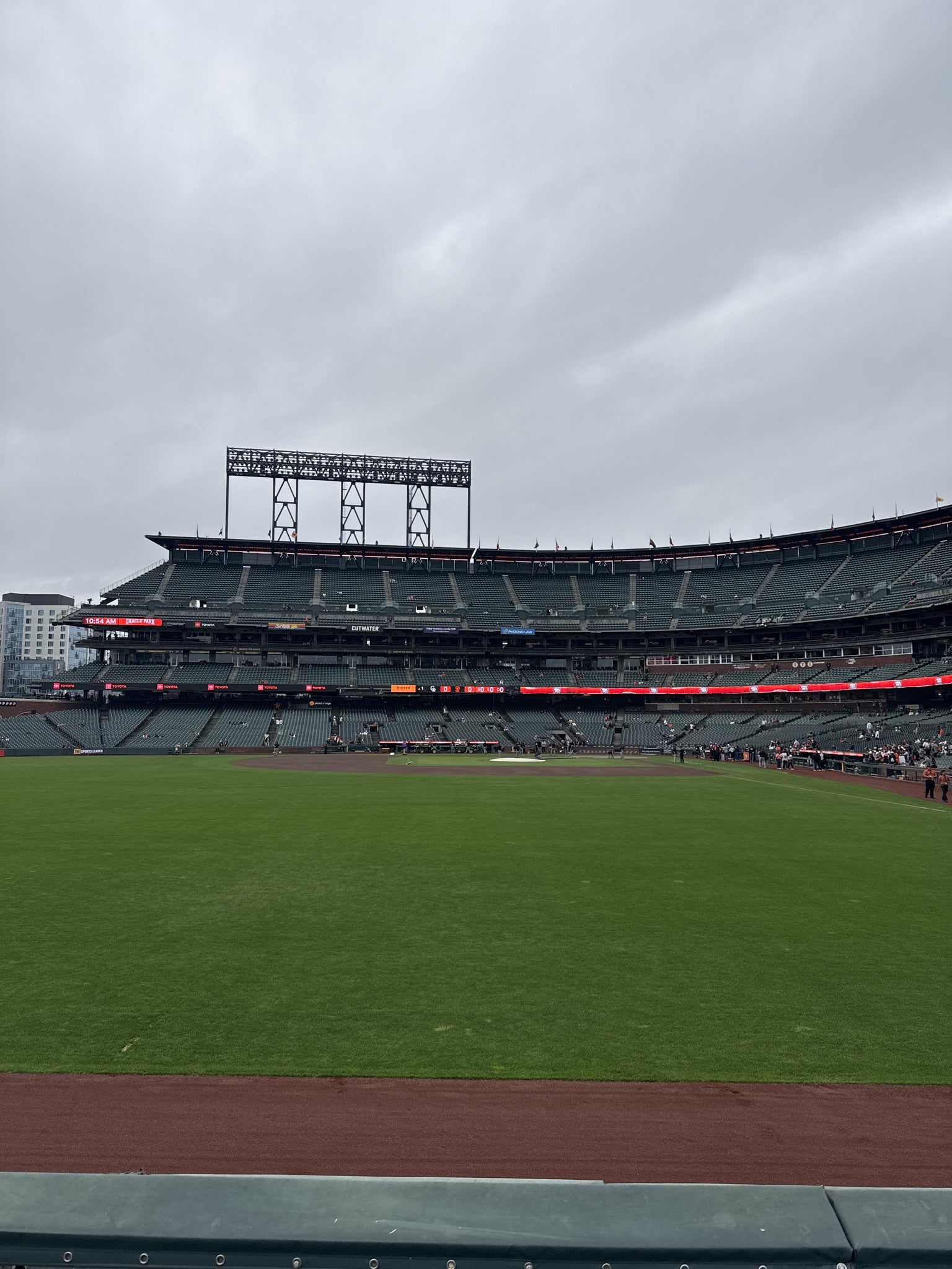 Real Fan View taken from Premium Bleachers 137 at Oracle Park by Nicholas M