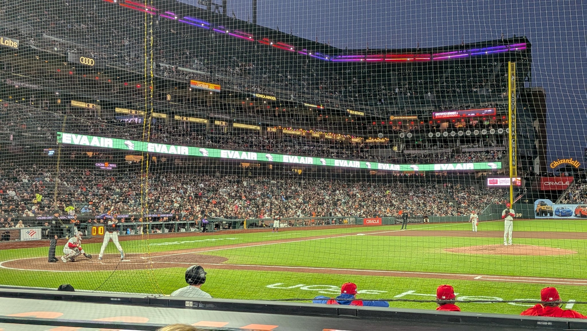 Real Fan View taken from Premium Field Club 109 at Oracle Park by Christopher S