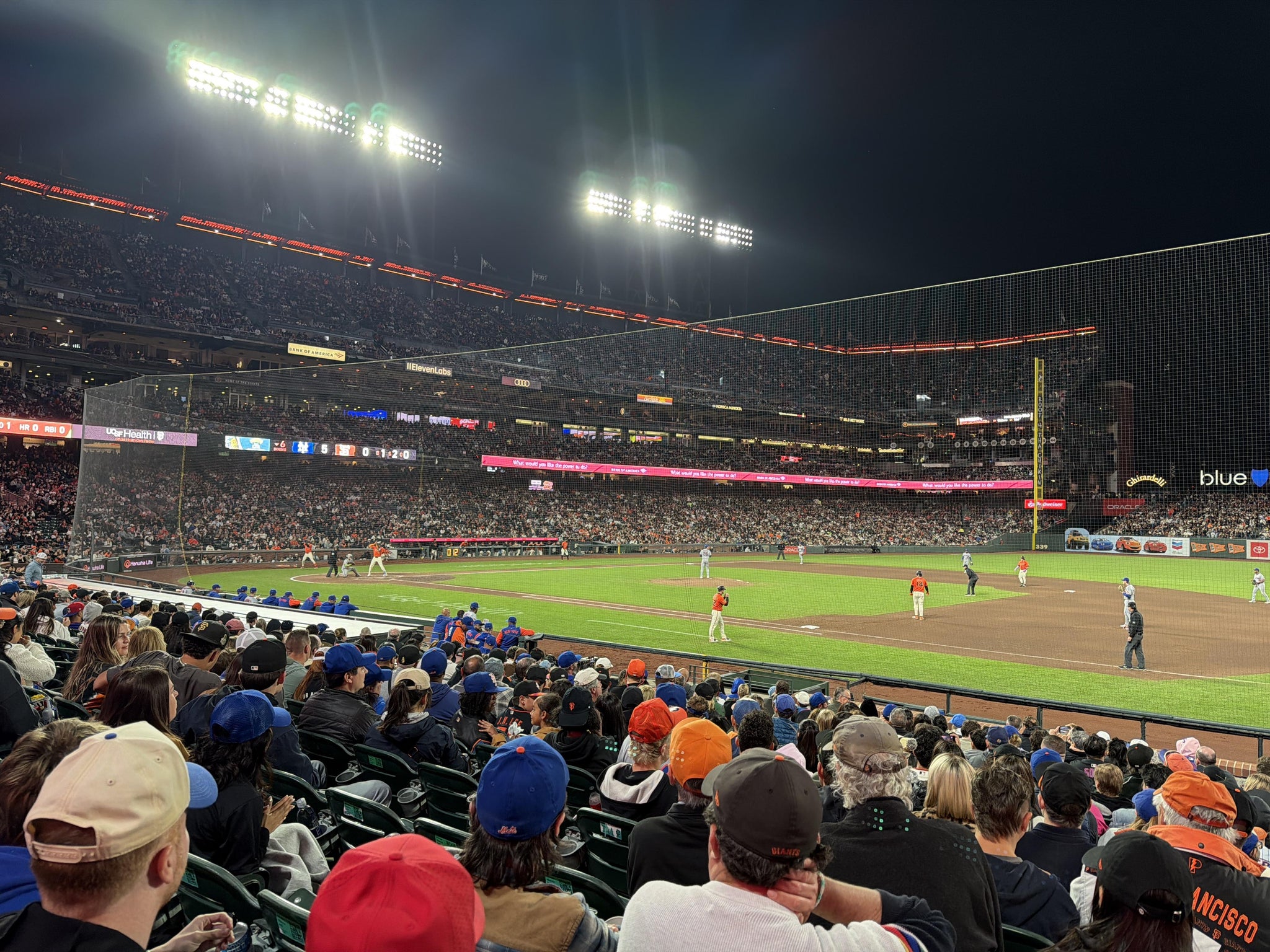 Real Fan View taken from Premium Lower Box 106 at Oracle Park by Jimi R