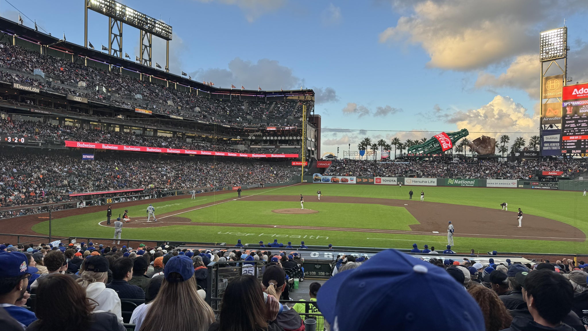 Real Fan View taken from Premium Lower Box 108 at Oracle Park by David G