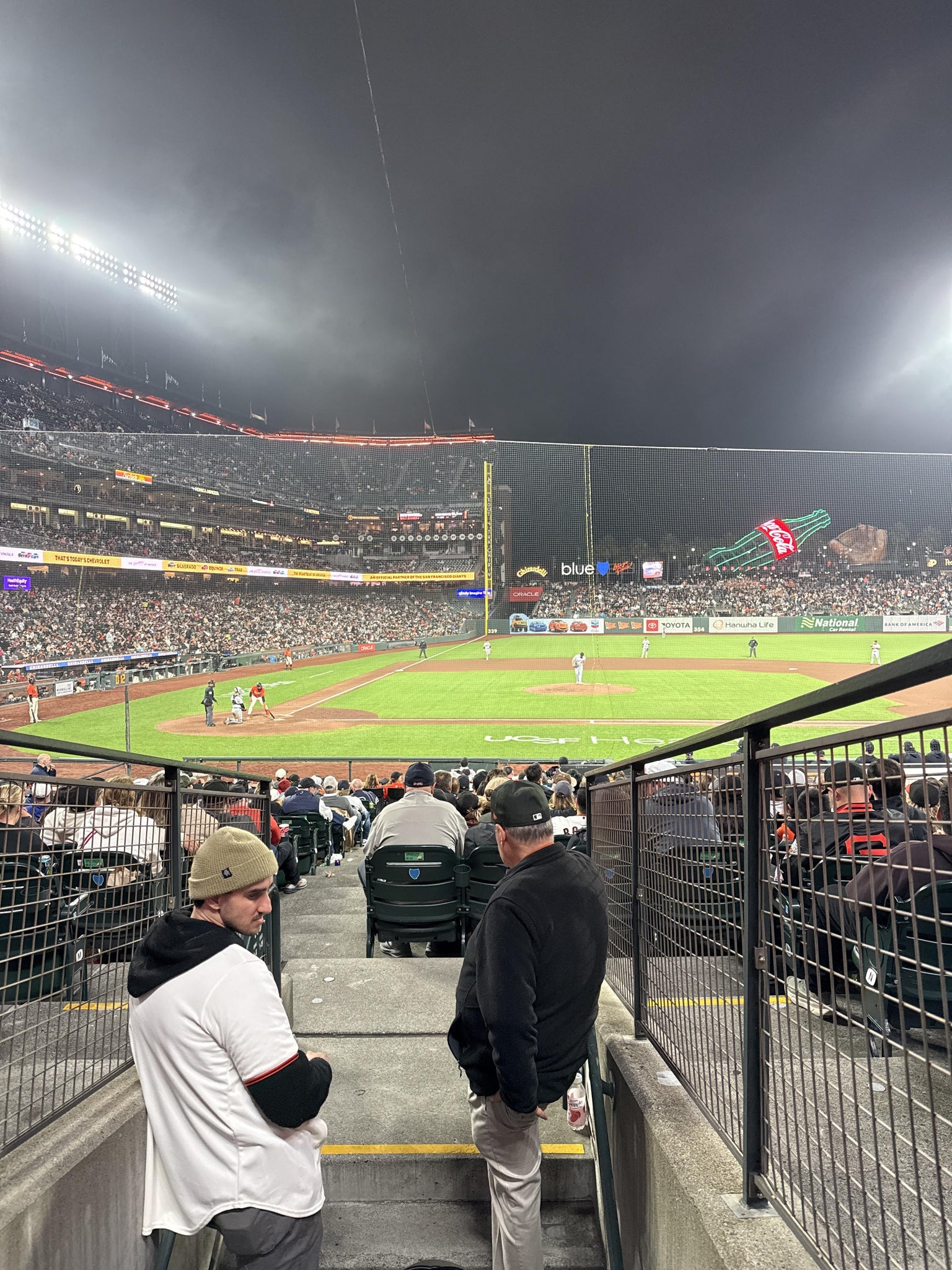 Real Fan View taken from Premium Lower Box 109 at Oracle Park by Andrew W