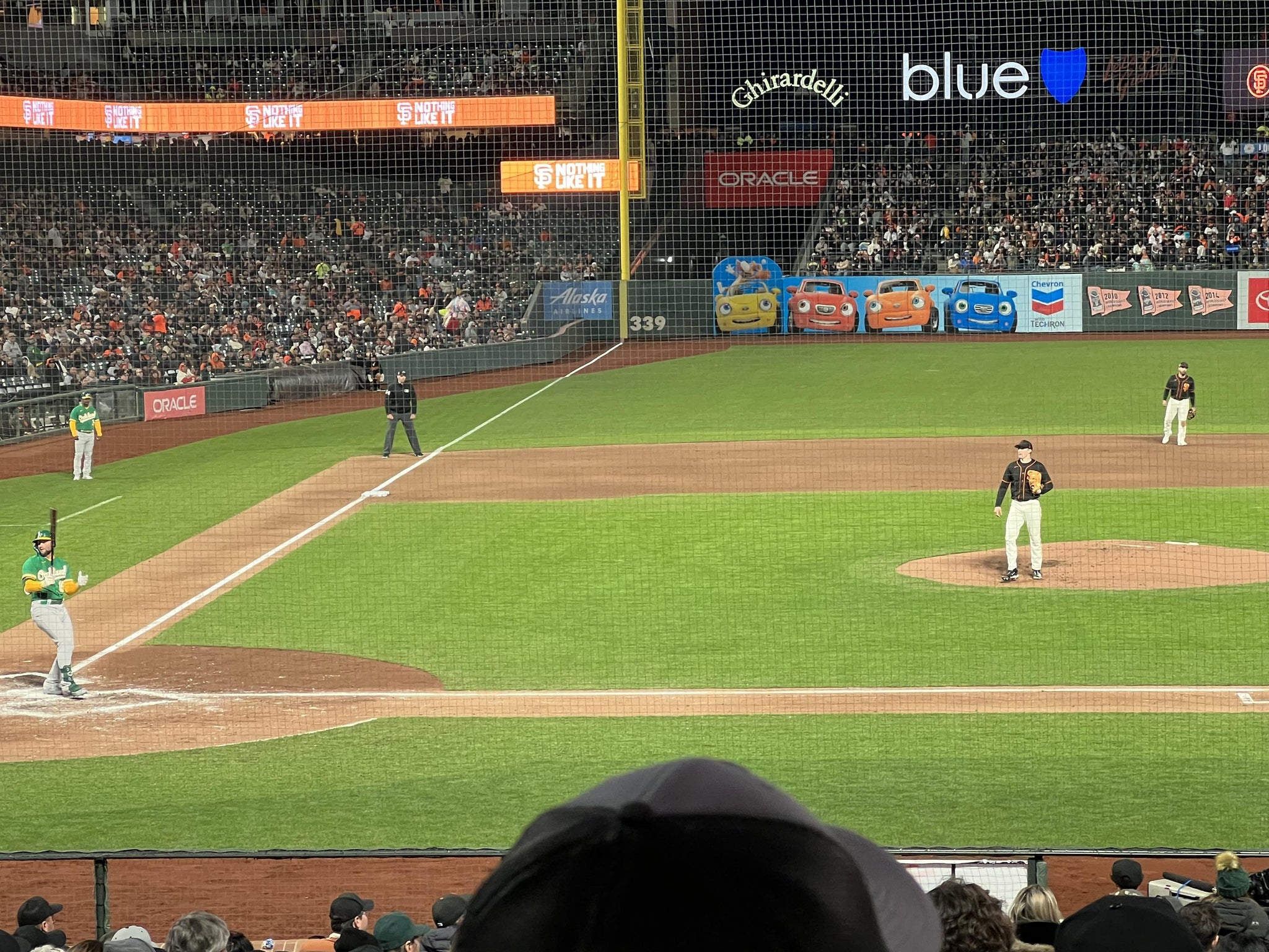 Real Fan View taken from Premium Lower Box 109 at Oracle Park by Jason W