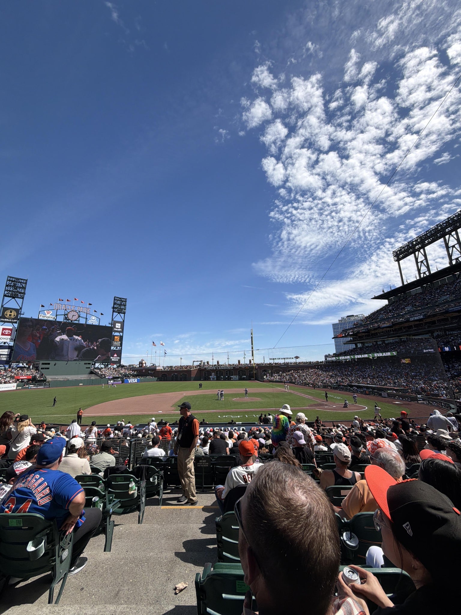 Real Fan View taken from Premium Lower Box 122 at Oracle Park by Iris janelly B