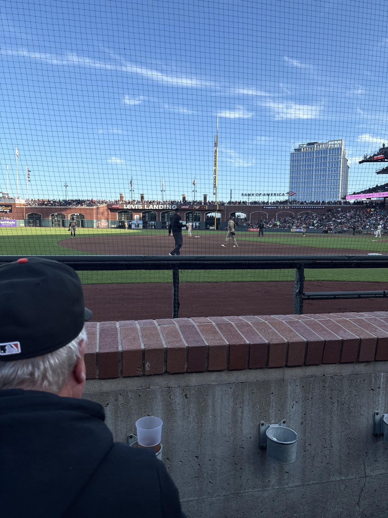Real Fan View taken from Premium Lower Box 125 at Oracle Park by Makena F