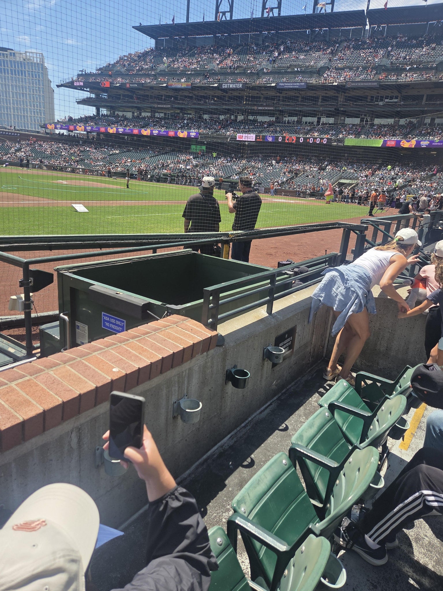Real Fan View taken from Premium Lower Box 125 at Oracle Park by Nick K