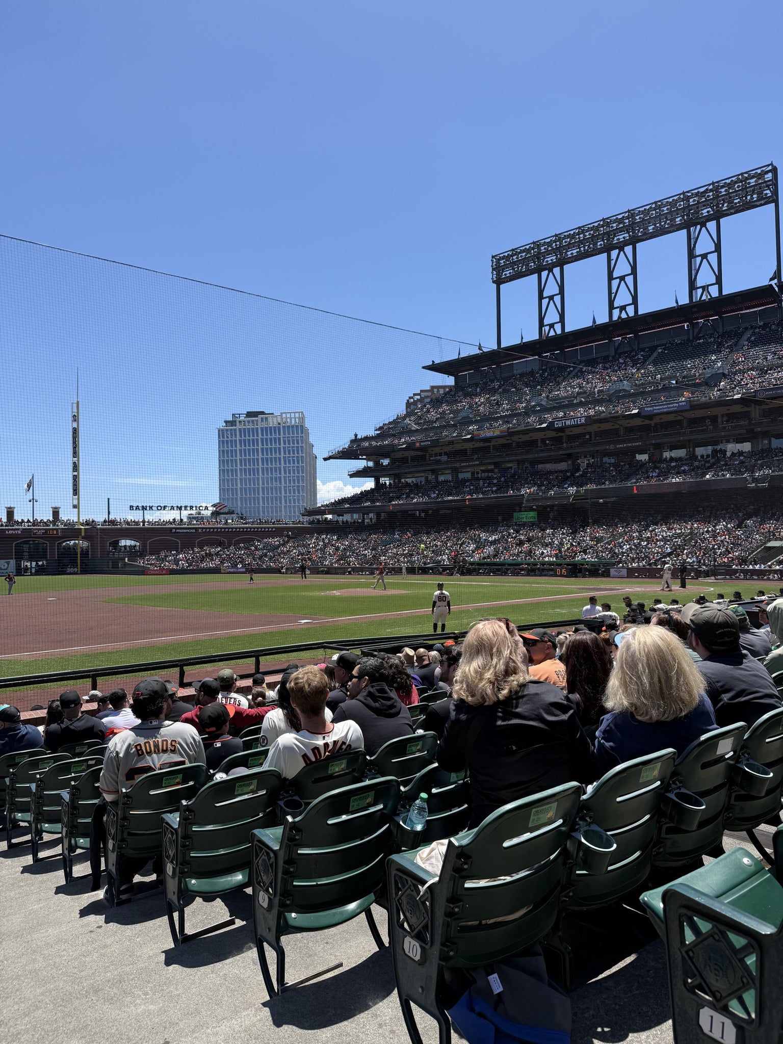 Real Fan View taken from Premium Lower Box 126 at Oracle Park by Lauren D