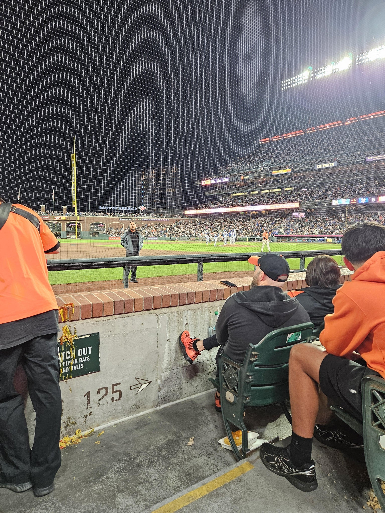 Real Fan View taken from Premium Lower Box 126 at Oracle Park by Becky G