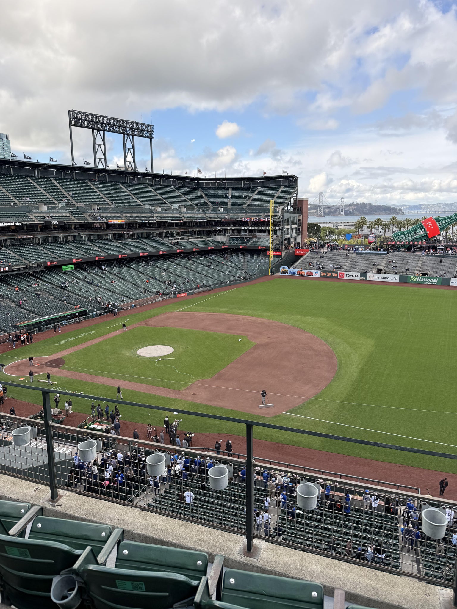 Real Fan View taken from View Box 305 at Oracle Park by Bessie C