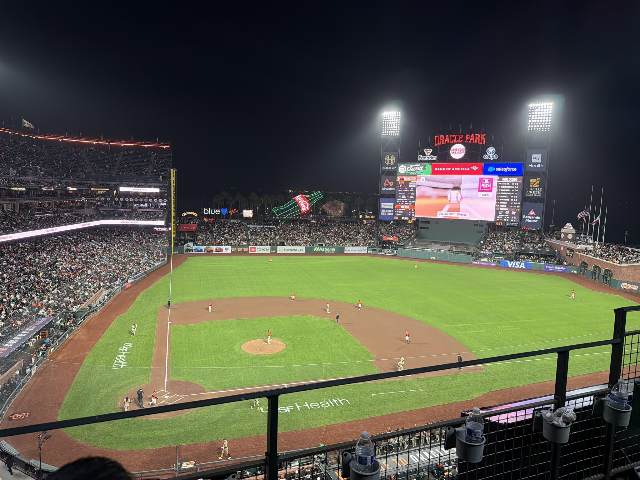 Real Fan View taken from View Box 311 at Oracle Park by Jeremiah F
