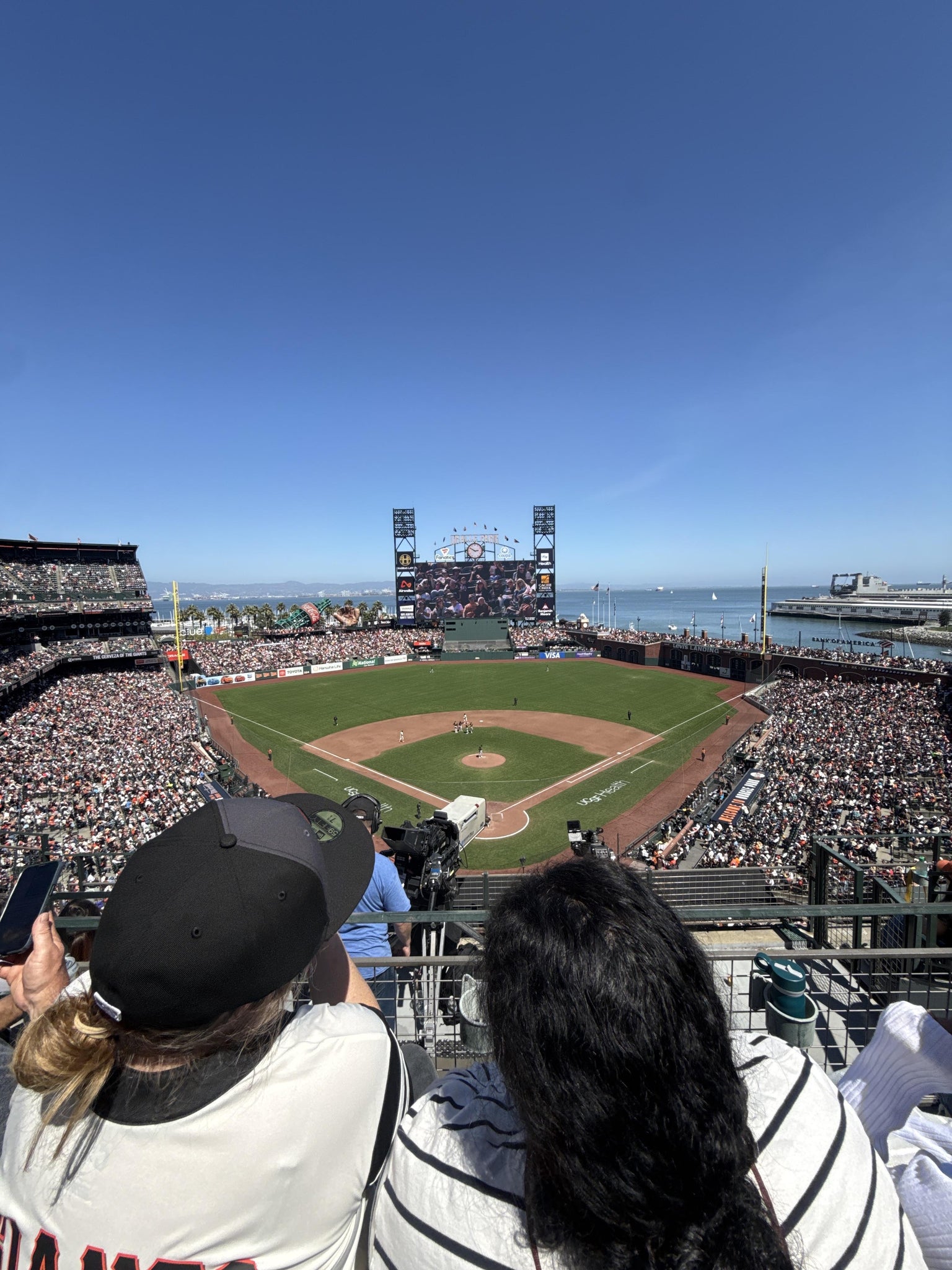 Real Fan View taken from View Box 315 at Oracle Park by Antonio P