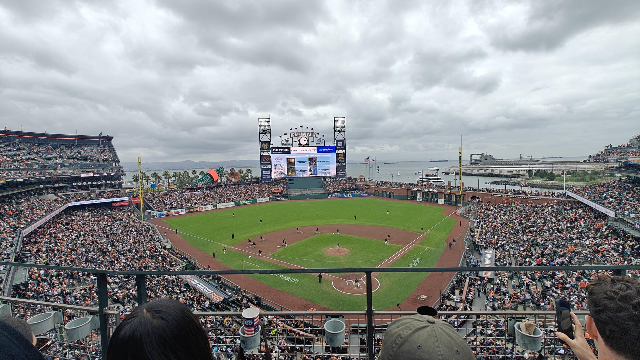 Real Fan View taken from View Box 317 at Oracle Park by Deja D