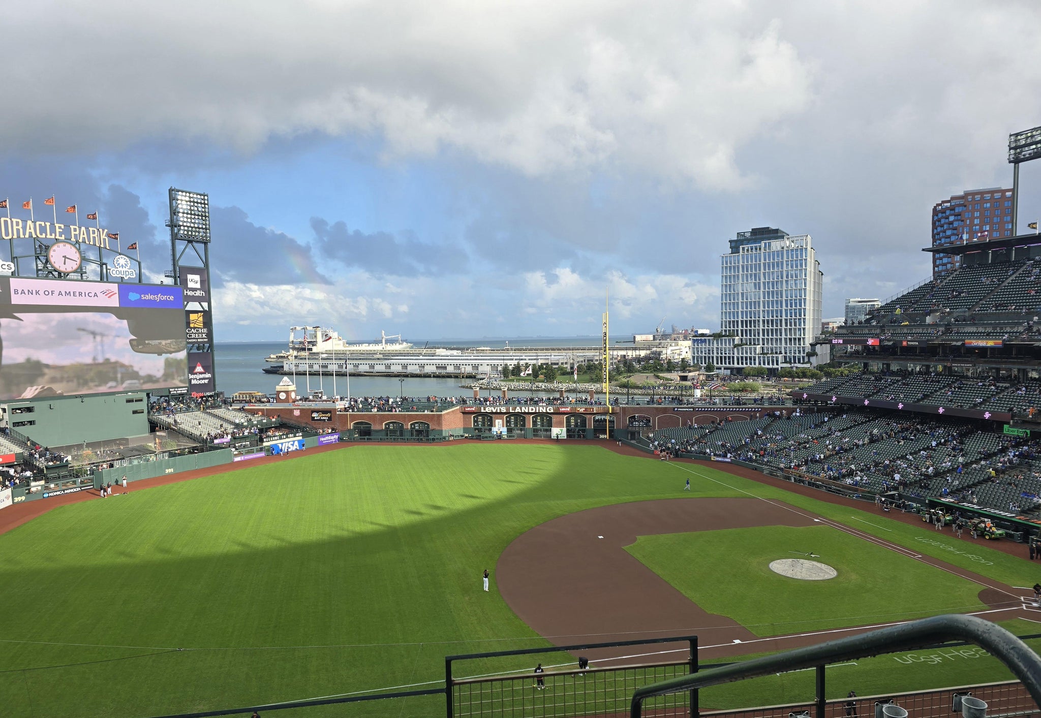 Real Fan View taken from View Box 326 at Oracle Park by Brylle M