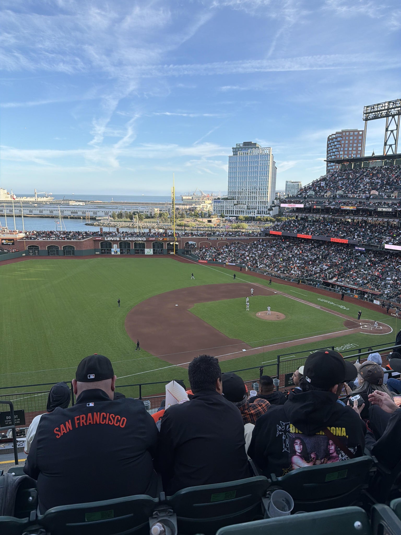 Real Fan View taken from View Box 326 at Oracle Park by Genessis G