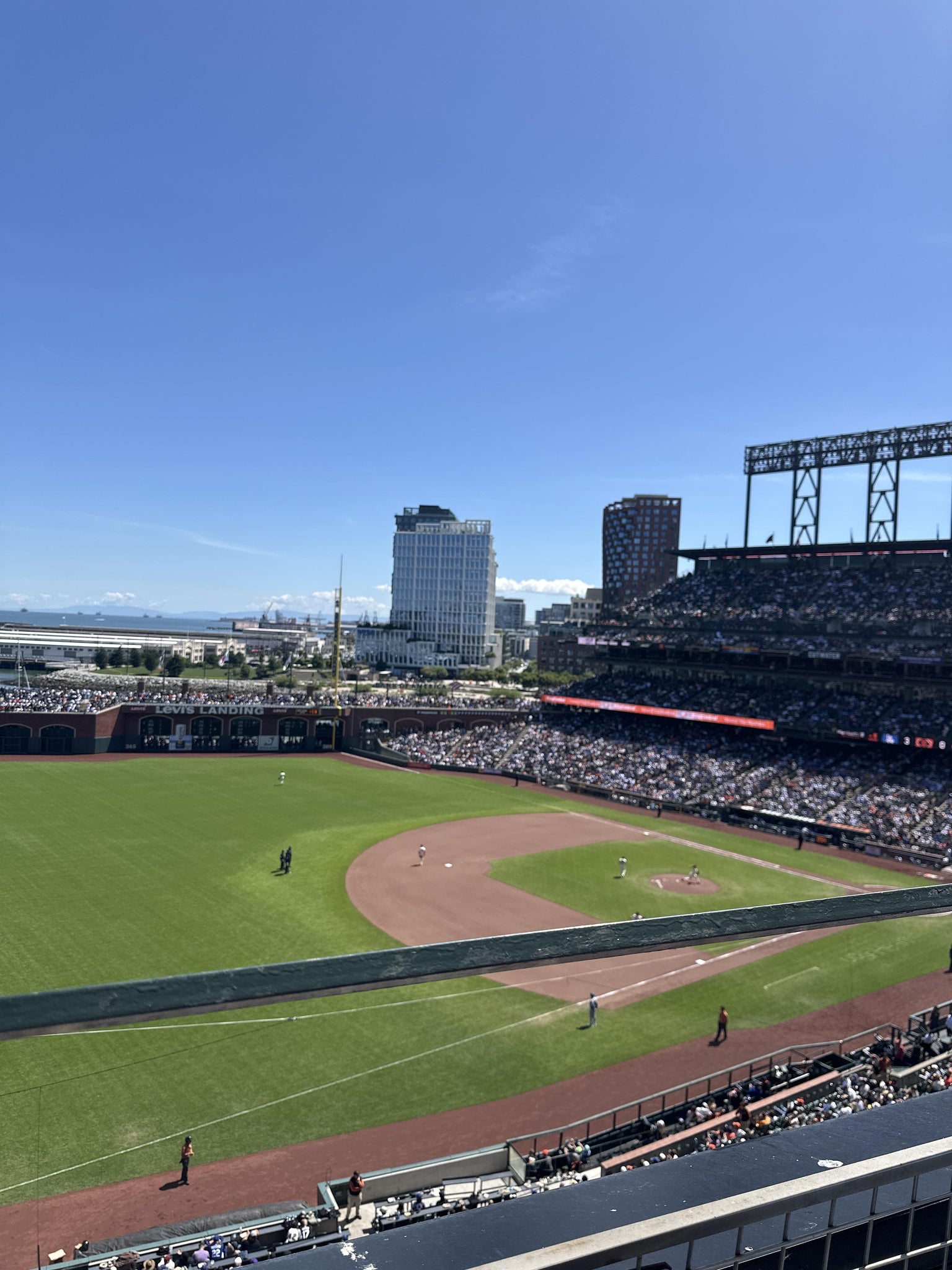 Real Fan View taken from View Box 328 at Oracle Park by Savannah C
