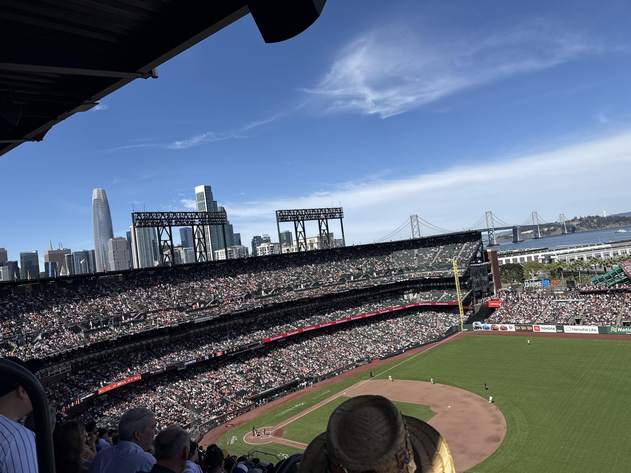 Real Fan View taken from View Reserved 302 at Oracle Park by Tatiana S