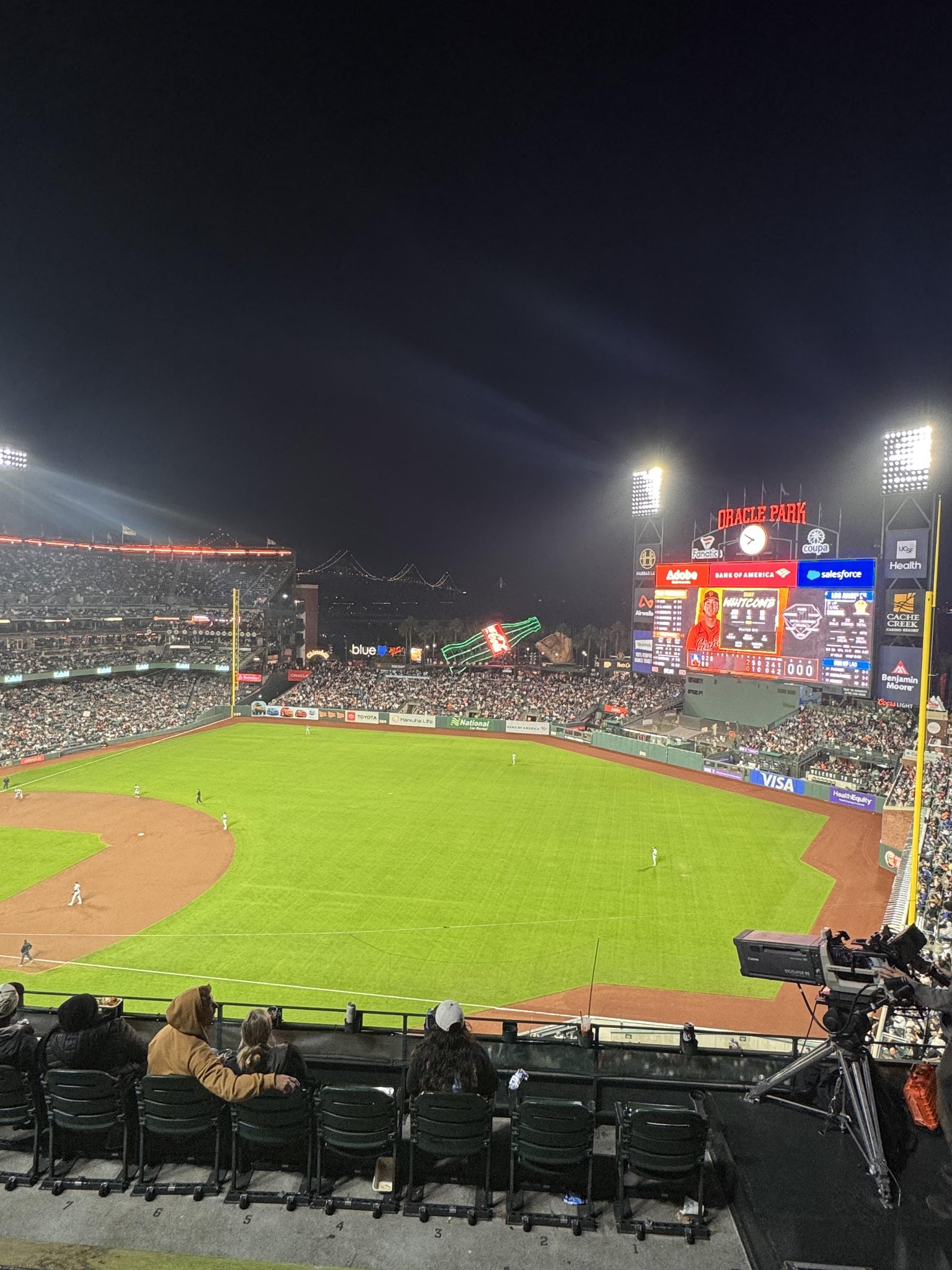 Real Fan View taken from View Reserved 302 at Oracle Park by Anonymous User