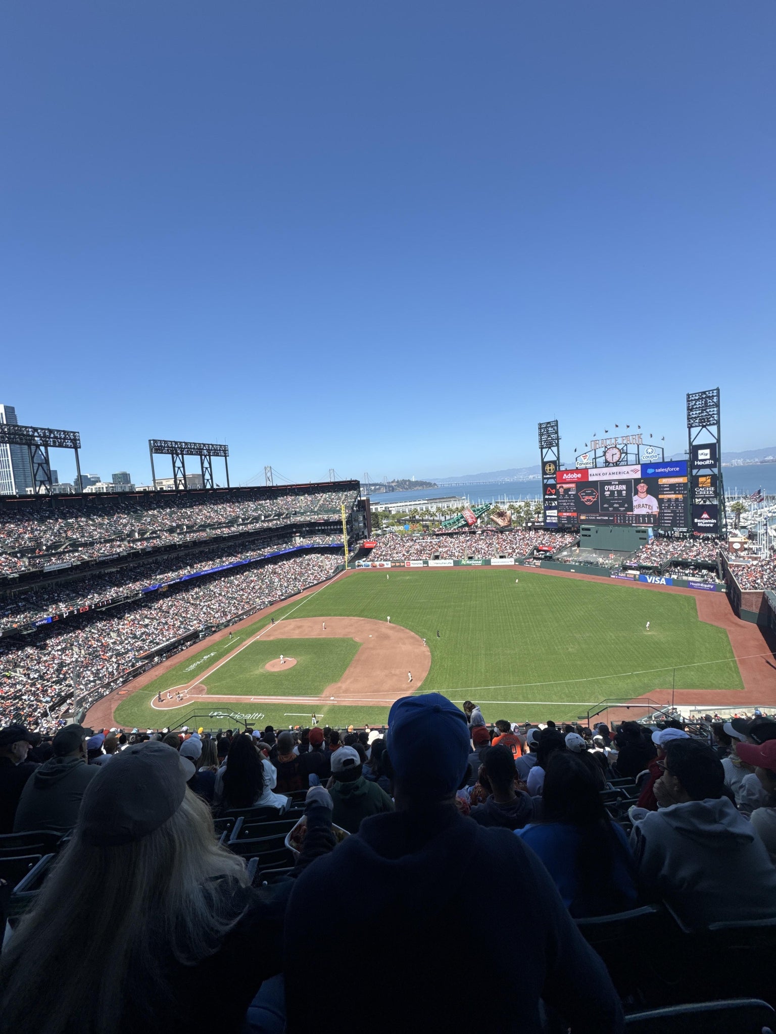 Real Fan View taken from View Reserved 305 at Oracle Park by Miriam G