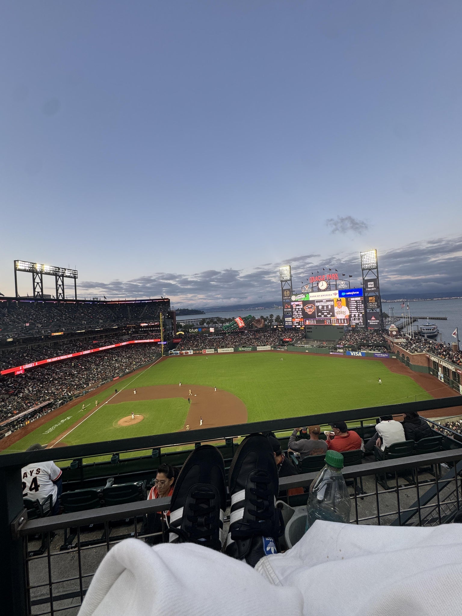 Real Fan View taken from View Reserved 307 at Oracle Park by Kailie Y
