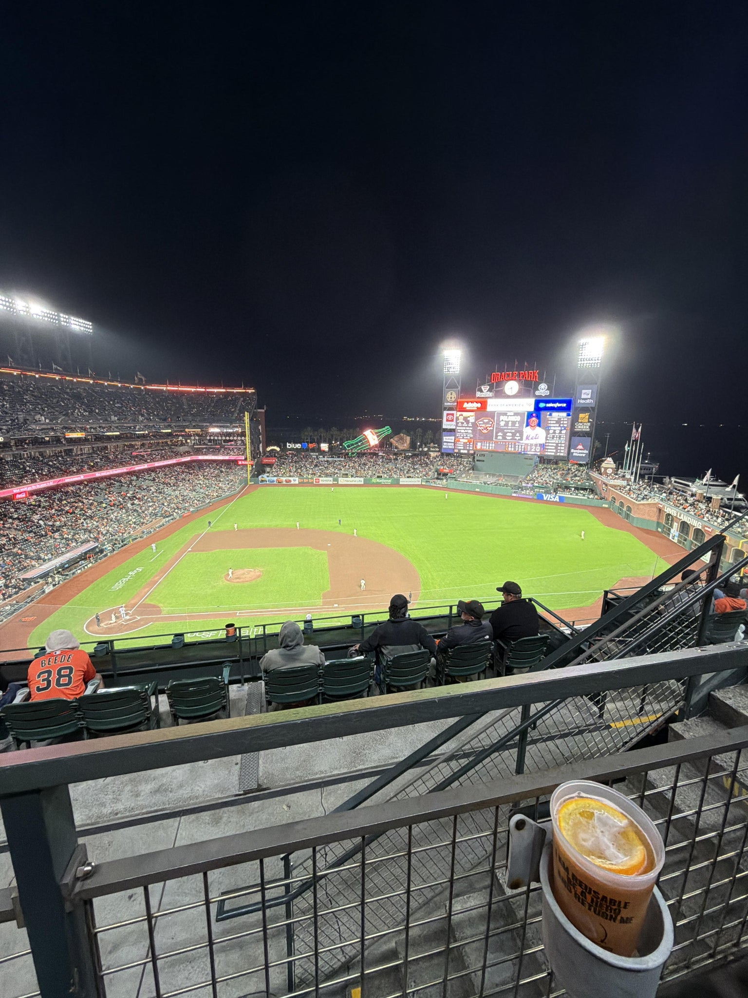 Real Fan View taken from View Reserved 308 at Oracle Park by Adrian Y